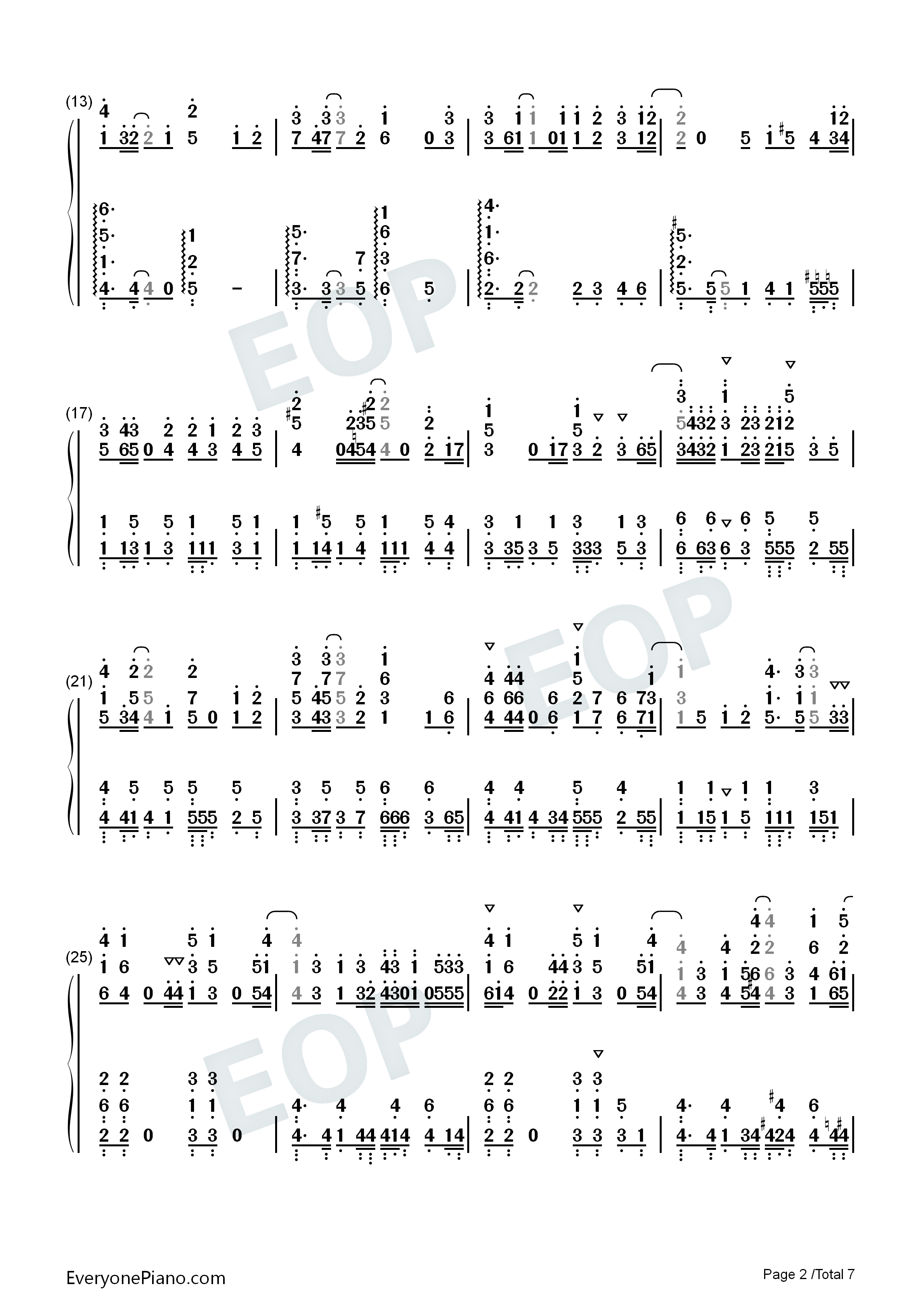 追いかける夢の先で钢琴简谱_Liella!演唱
