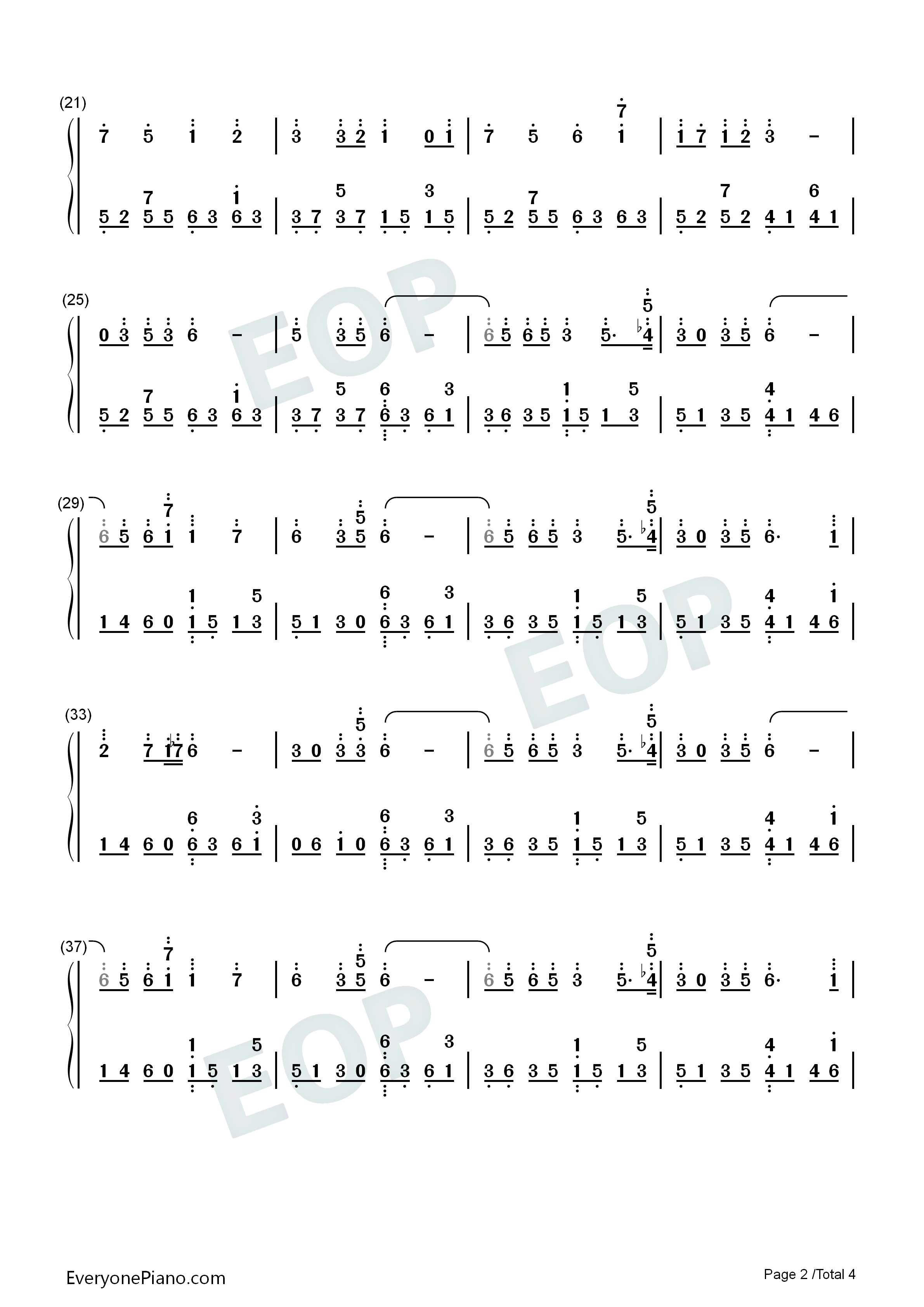腐り姫の伝説钢琴简谱_椎名治美演唱