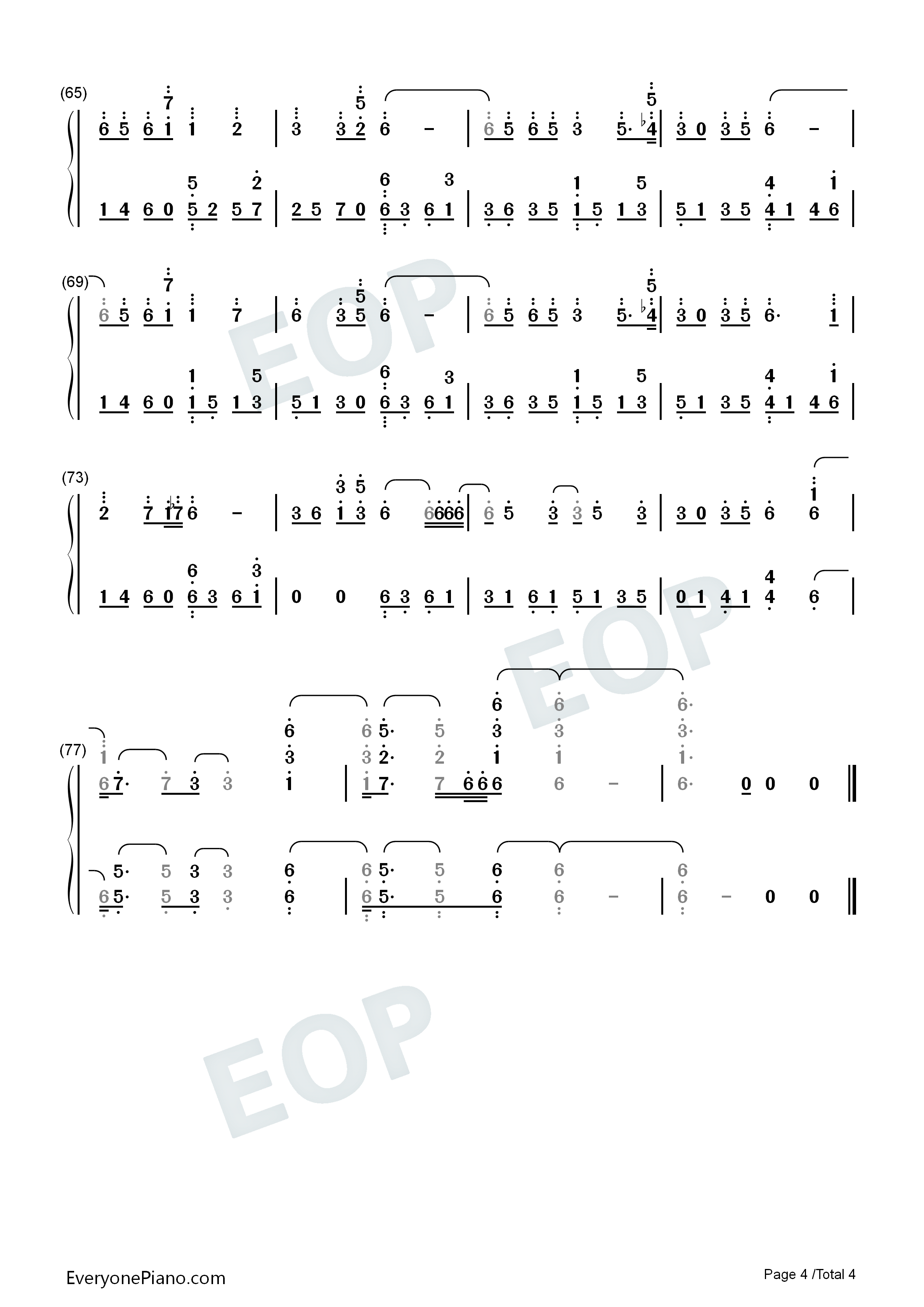 腐り姫の伝説钢琴简谱_椎名治美演唱