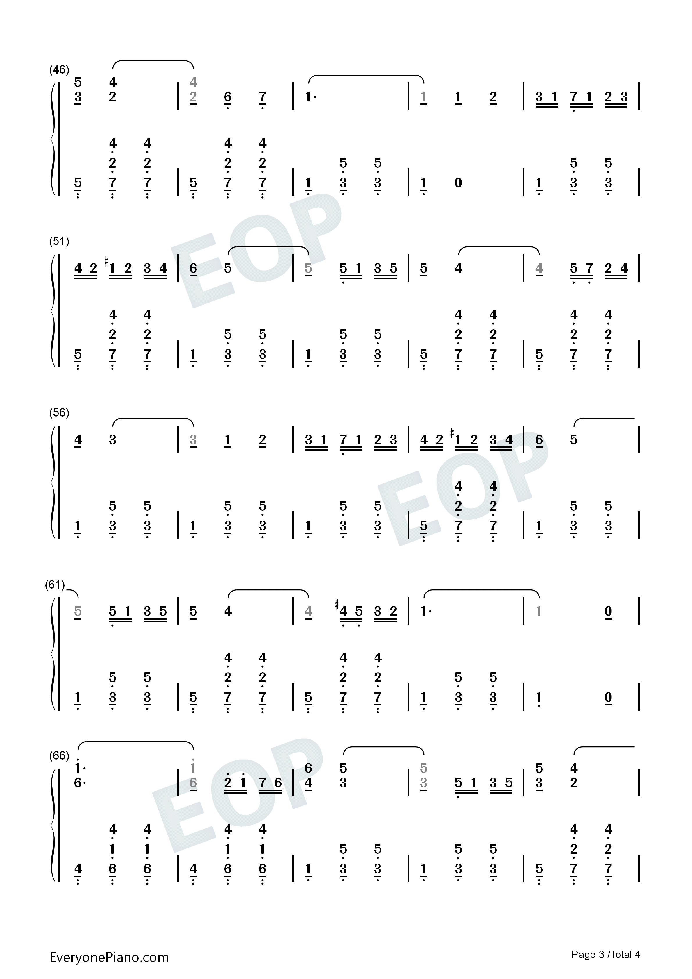 星光圆舞曲钢琴简谱_布雷纳德演唱