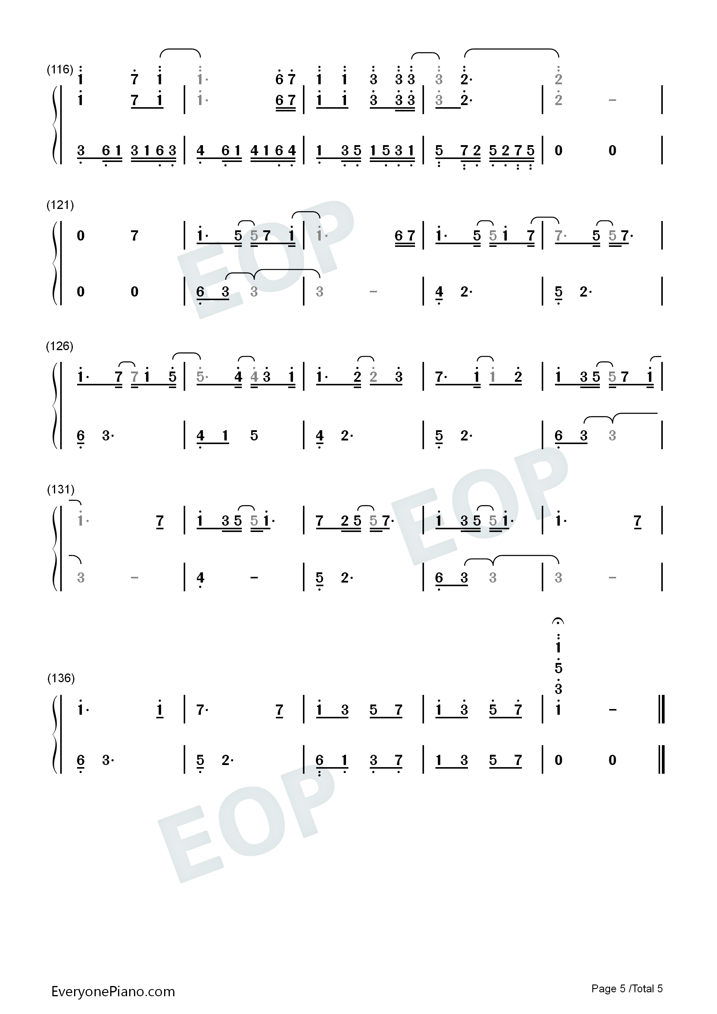 Suddenly钢琴简谱_金宝京演唱