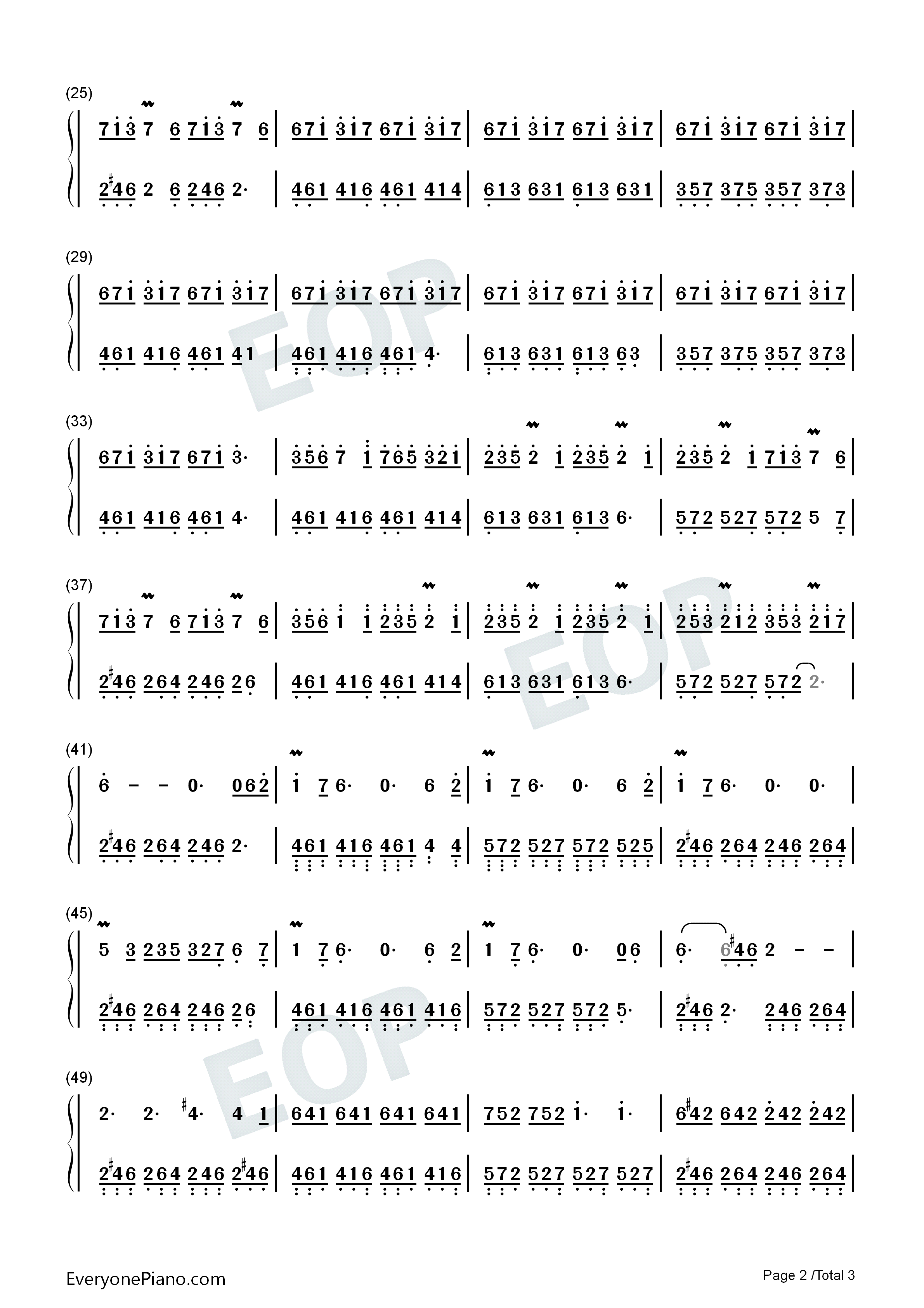 Solas钢琴简谱_Jamie_Duffy演唱