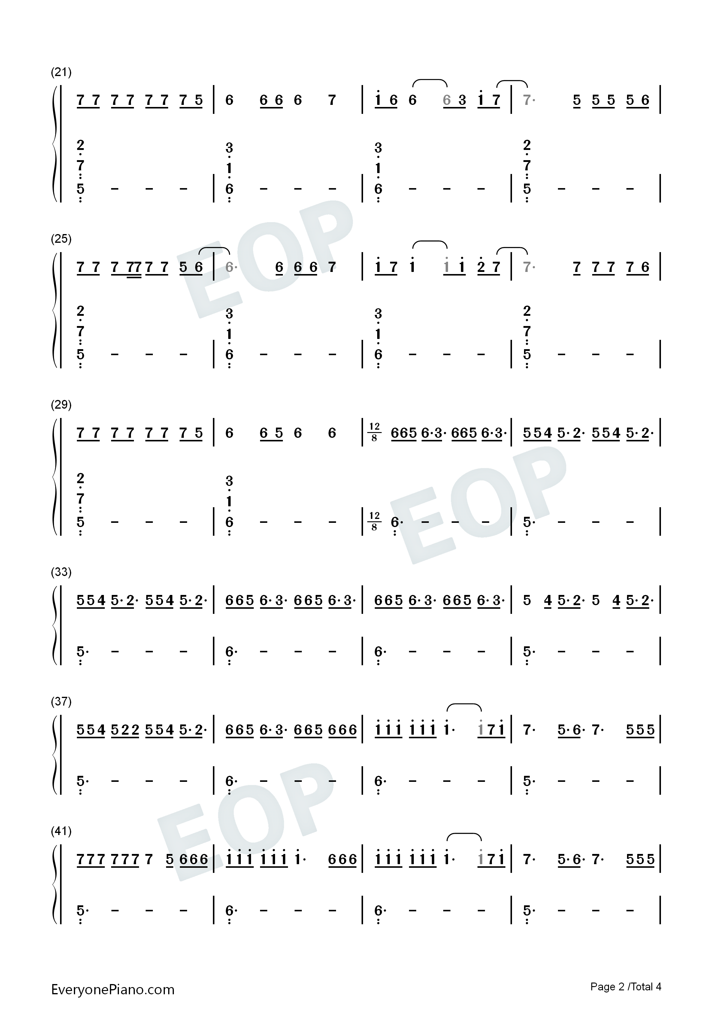 Despechá钢琴简谱_Rosalía演唱