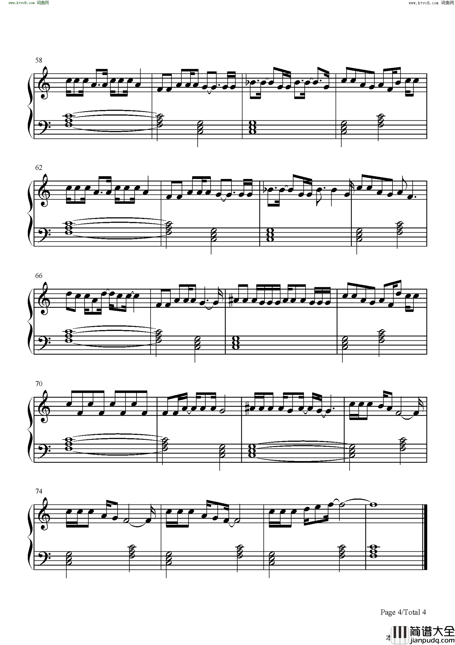 Iko_Iko简谱_Justin_Wellington_ft_Small_Jam演唱