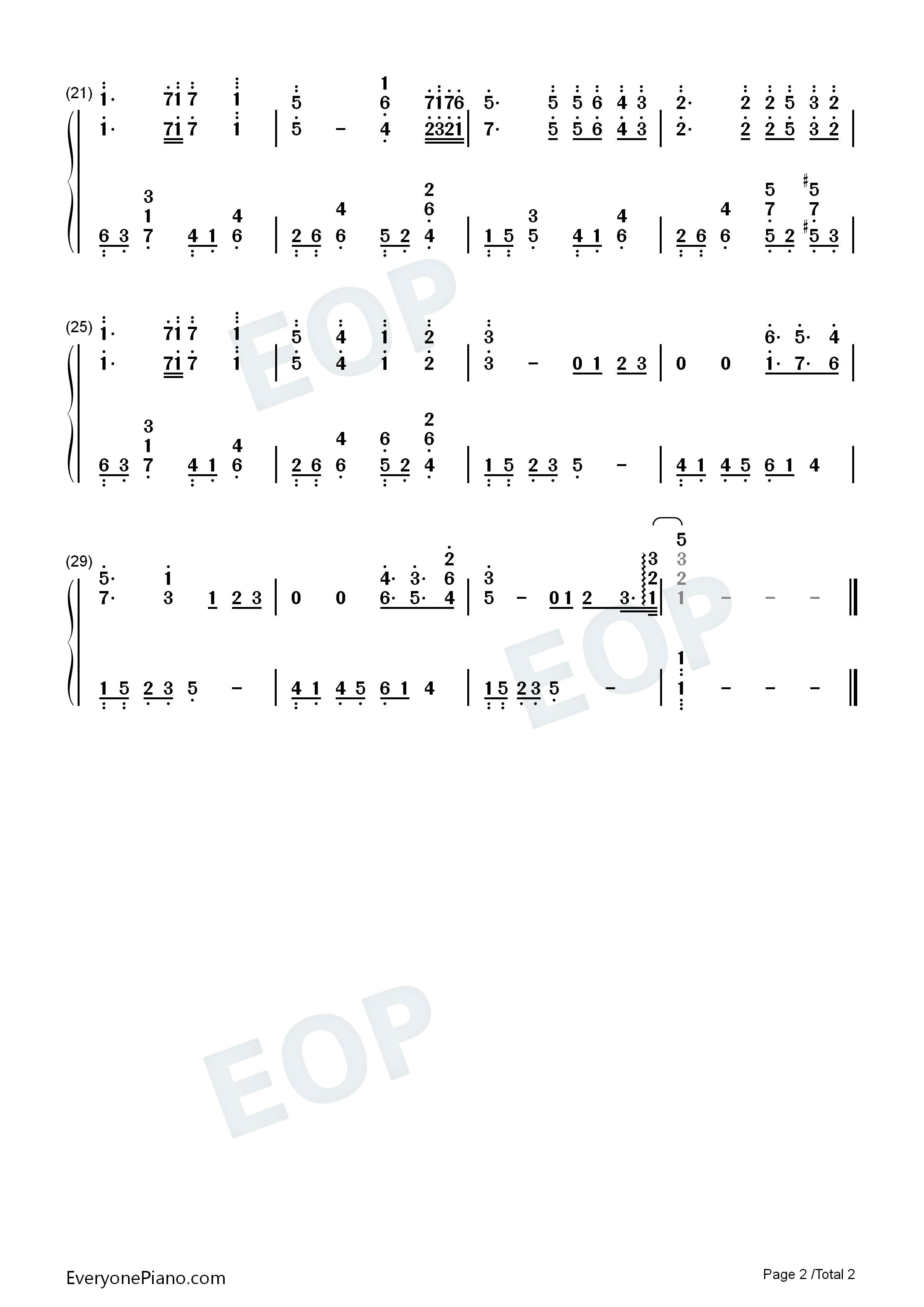 光さす庭钢琴简谱_光宗信吉演唱