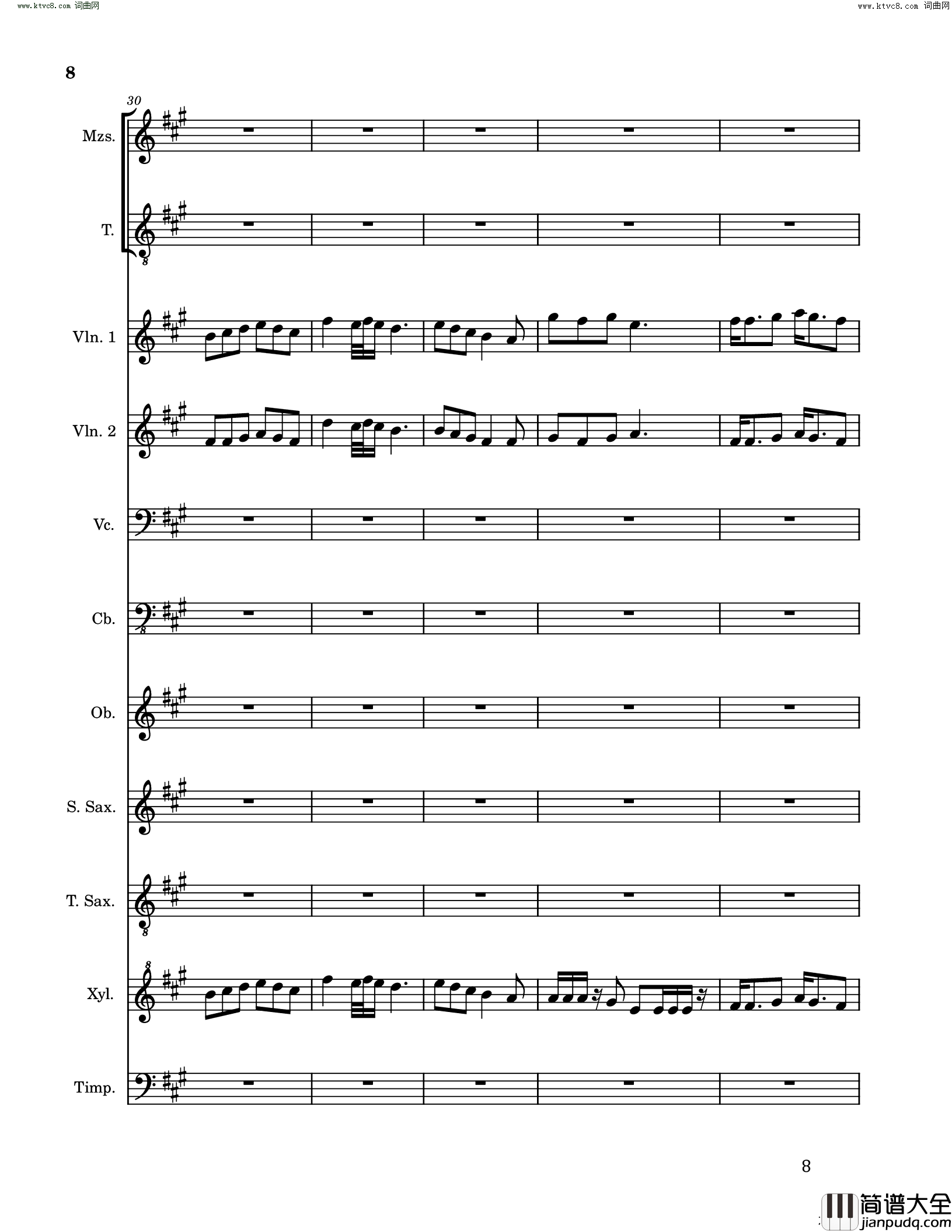 喜庆婚宴圆舞曲简谱_Johnson_Gao曲谱