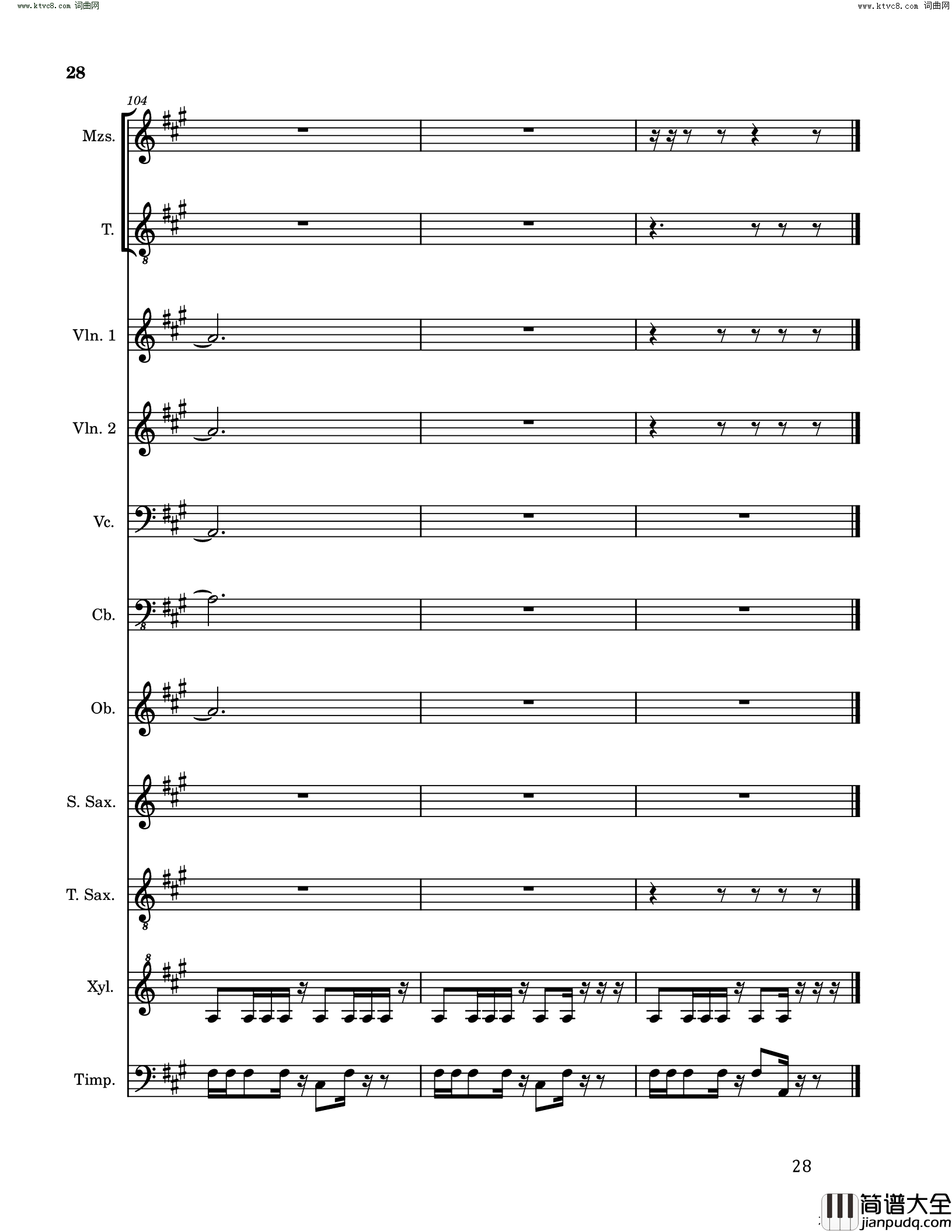 喜庆婚宴圆舞曲简谱_Johnson_Gao曲谱