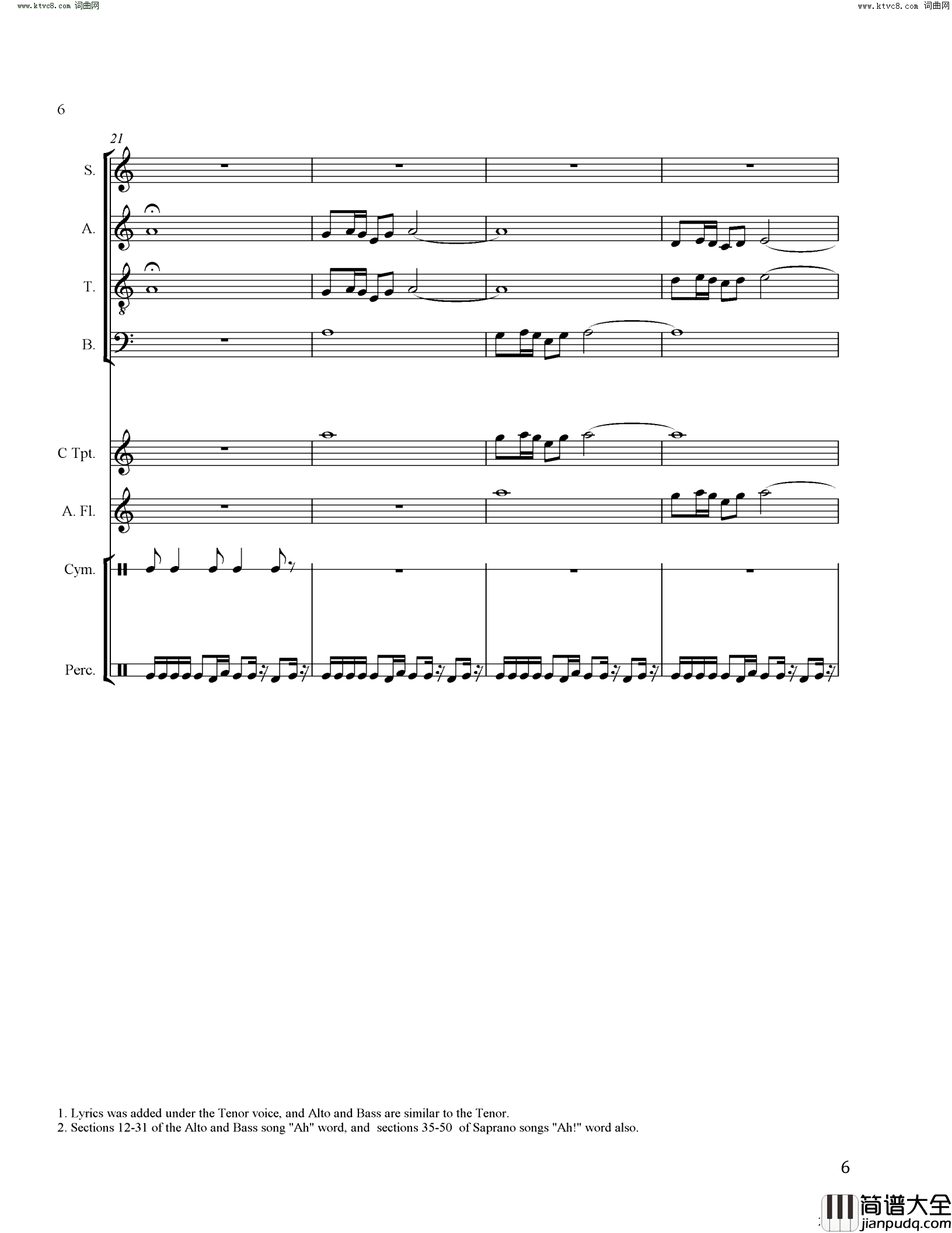 六盘山之歌简谱_Johnson_Gao曲谱