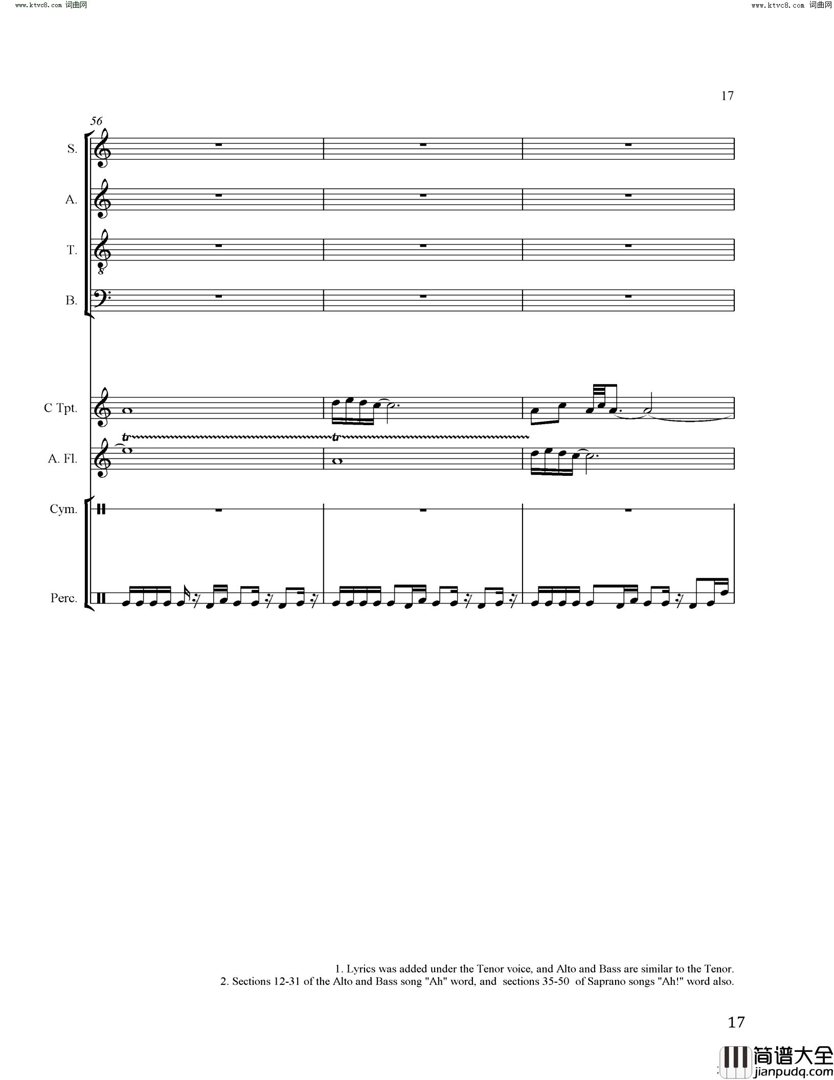 六盘山之歌简谱_Johnson_Gao曲谱