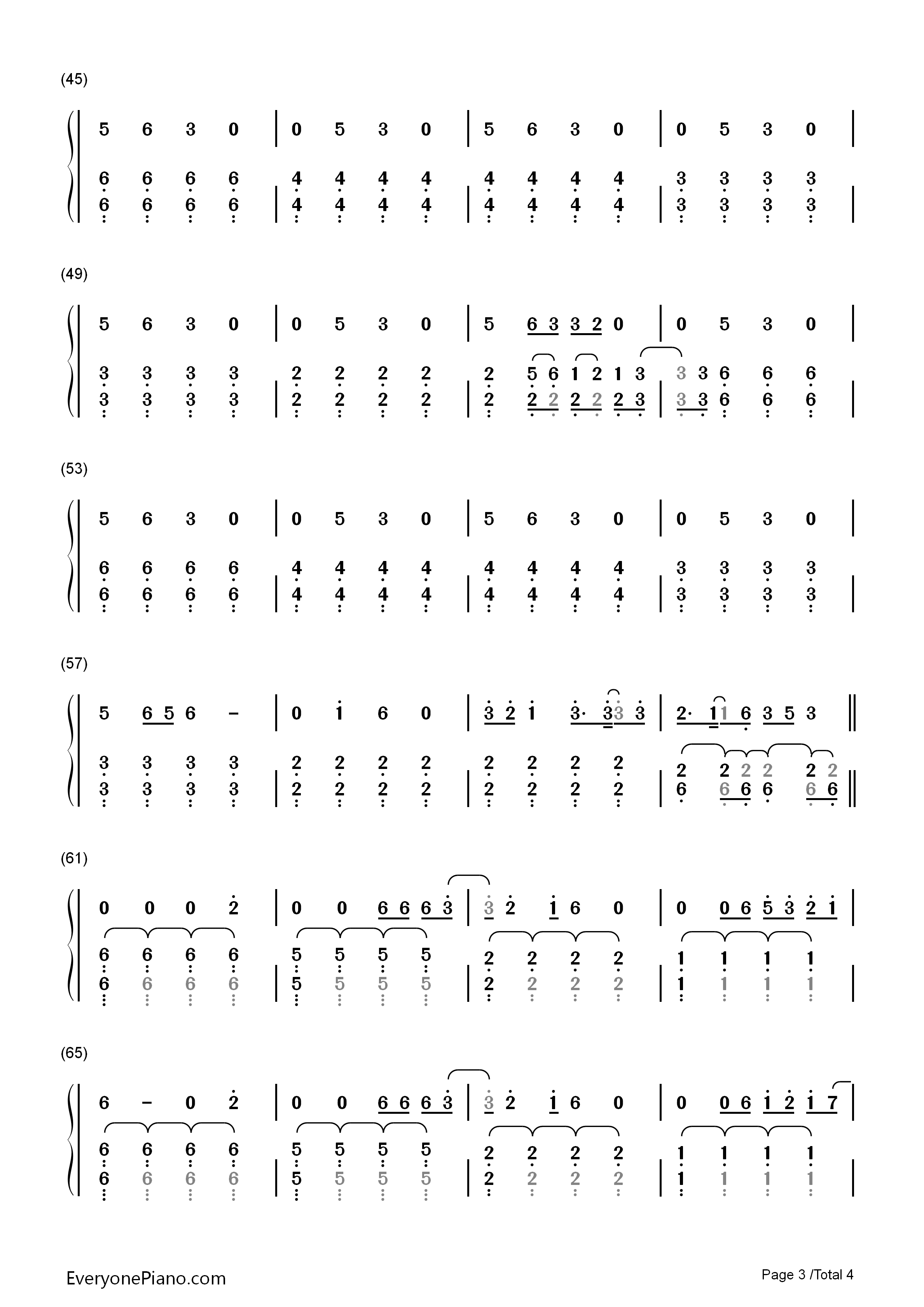 Starry_Eyed钢琴简谱_Ellie_Goulding演唱