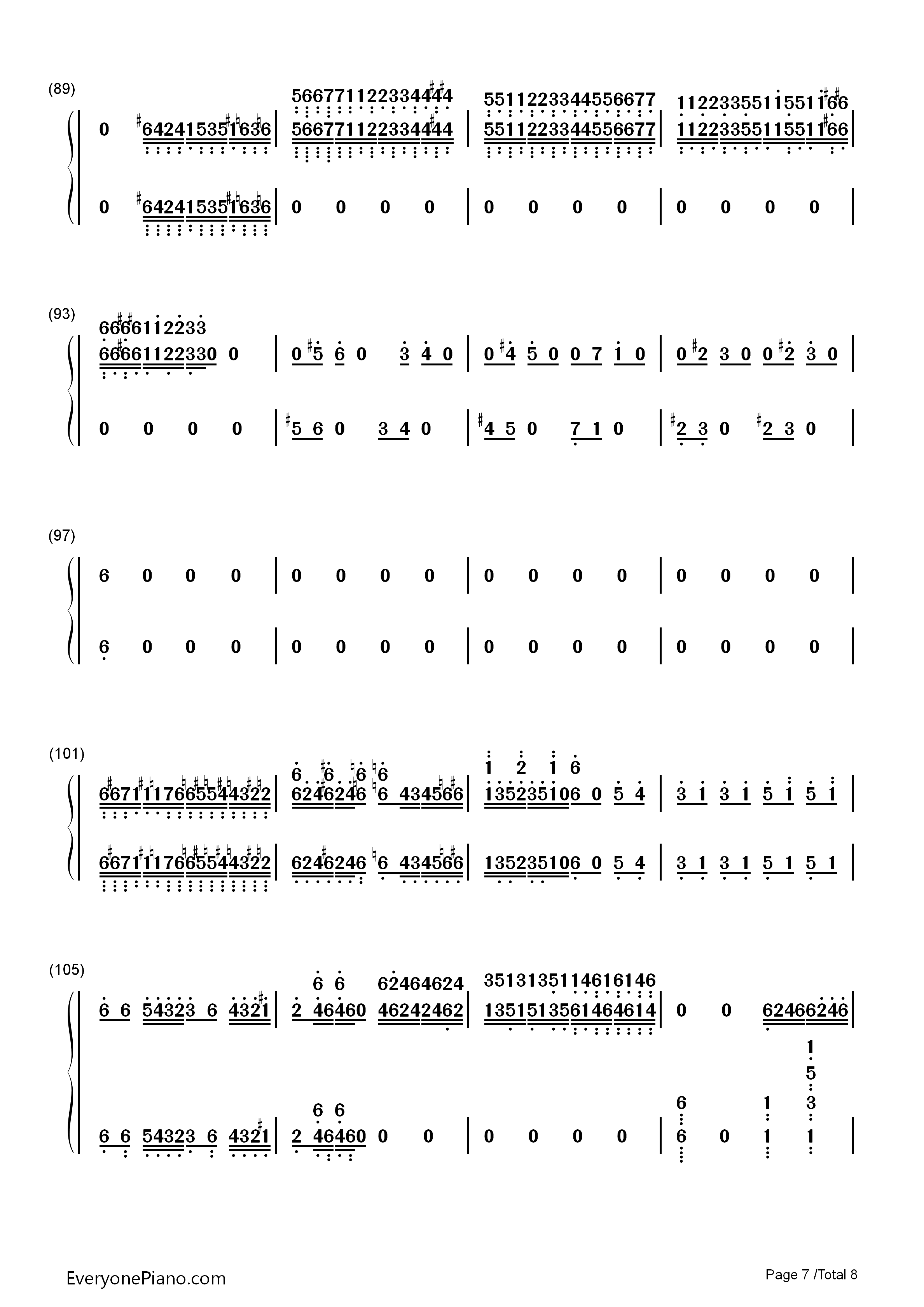 吉普赛女郎钢琴简谱_马克西姆演唱