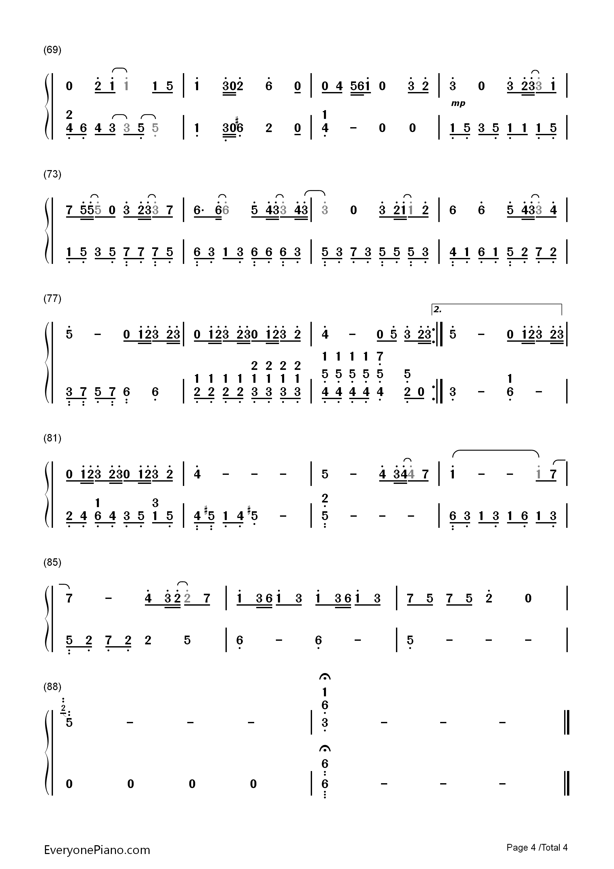 可惜没如果钢琴简谱_林俊杰演唱