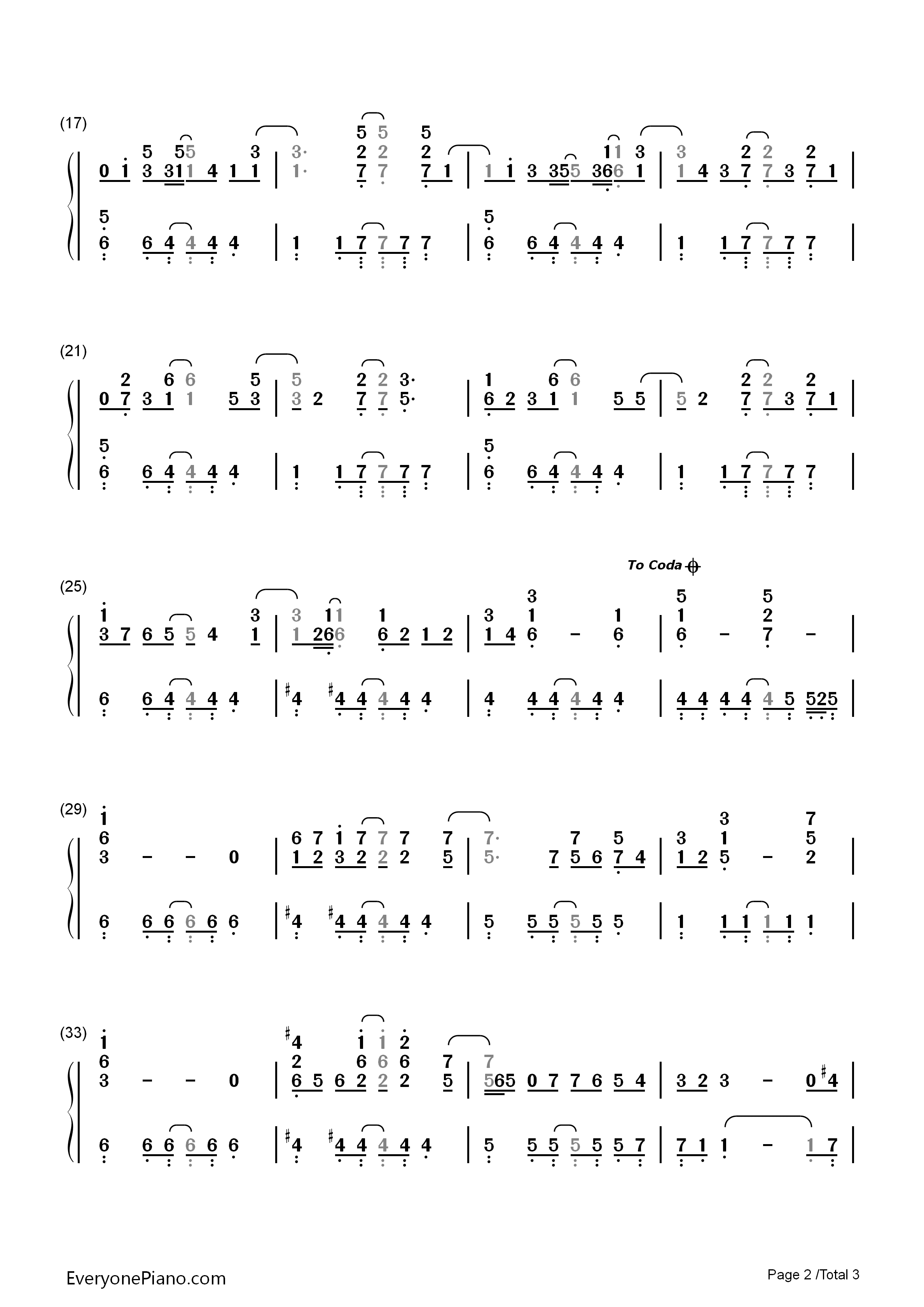 World_of_Chances钢琴简谱_Demi_Lovato演唱