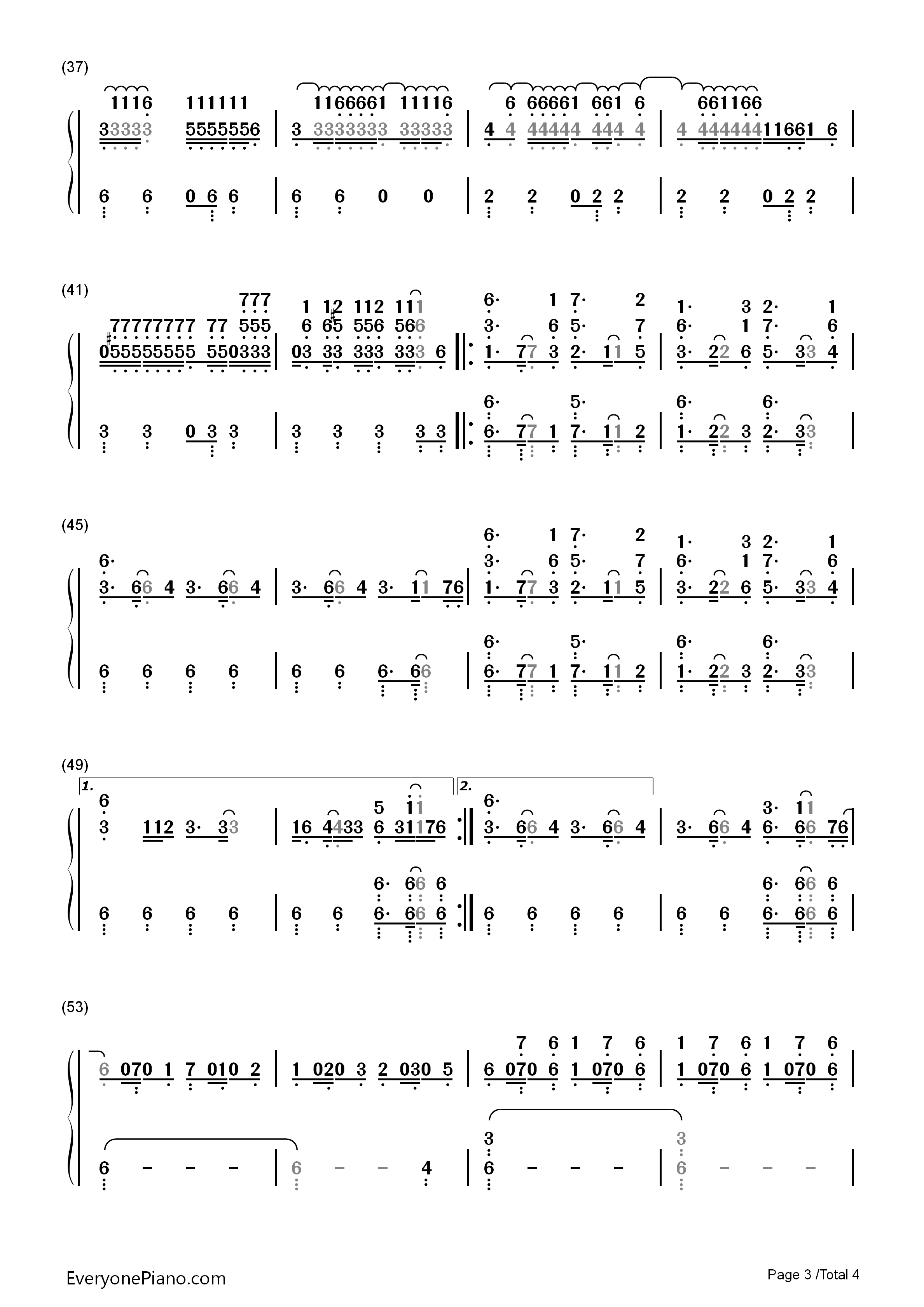 Karma钢琴简谱_Alicia_Keys演唱