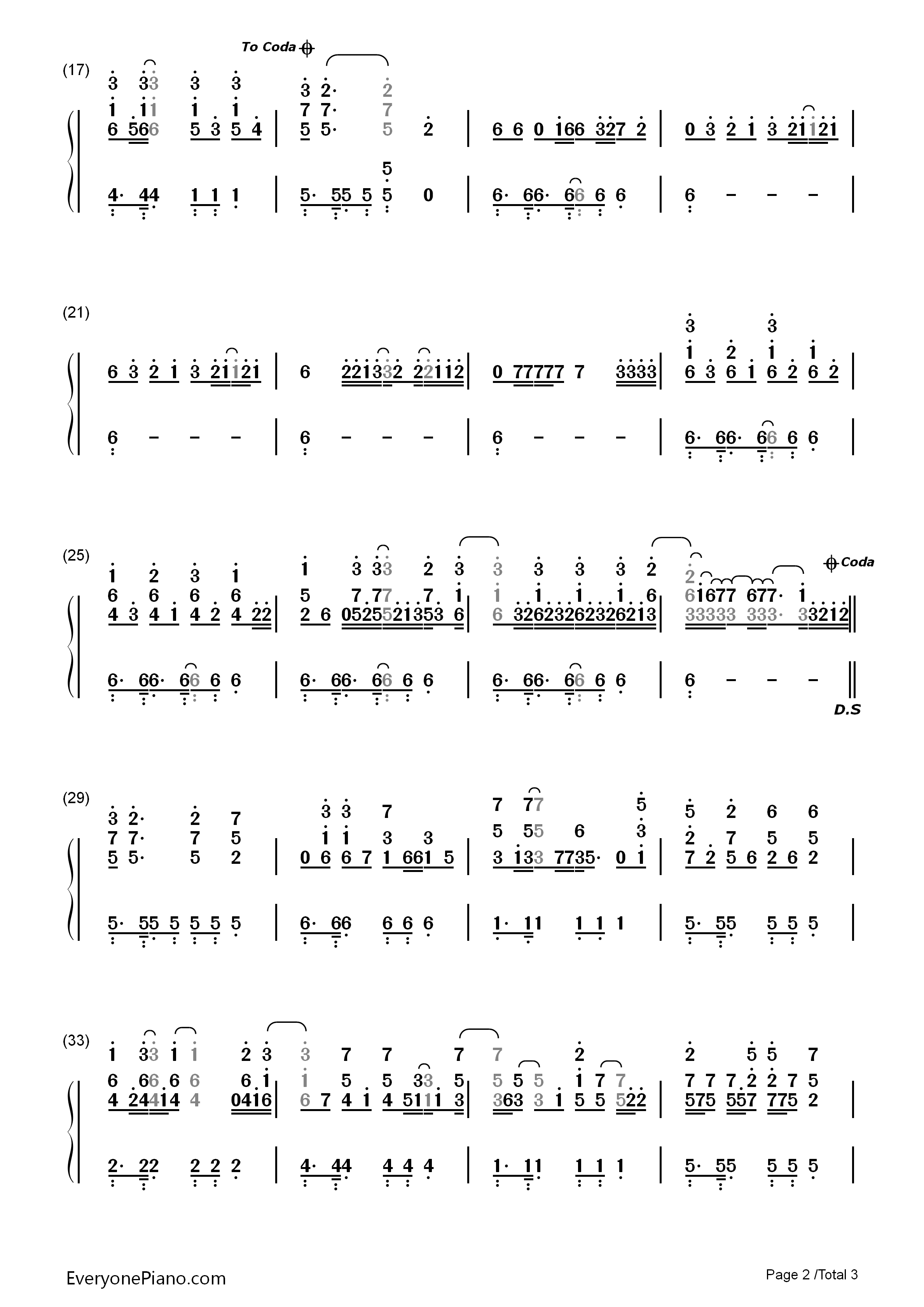 Let_Me_Down钢琴简谱_Kelly_Clarkson演唱