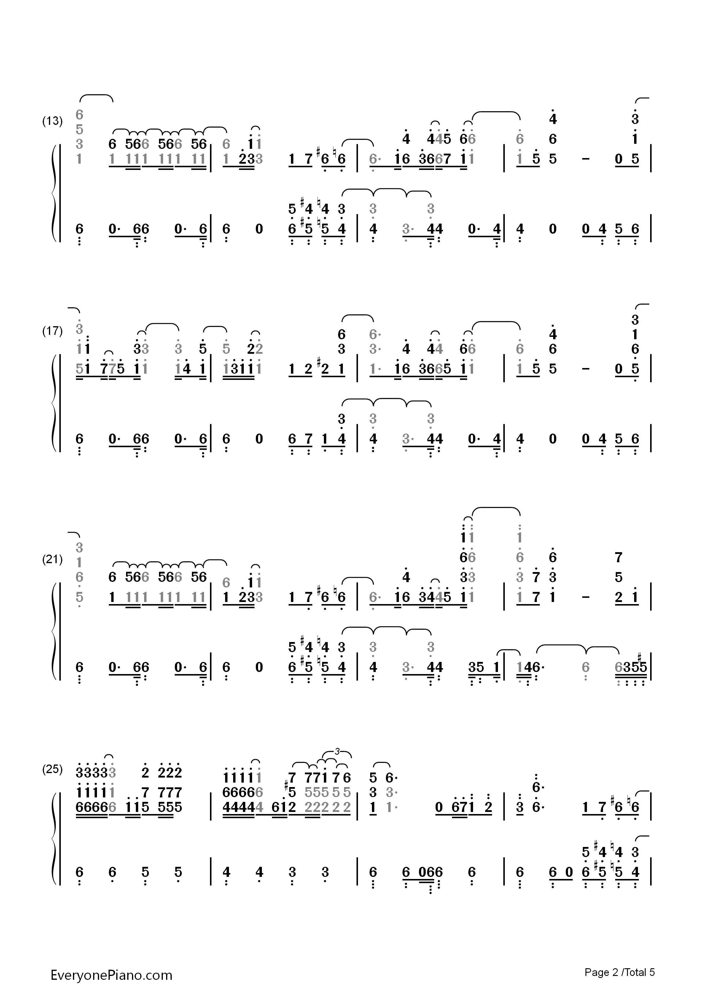 Samsonite_Man钢琴简谱_Alicia_Keys演唱