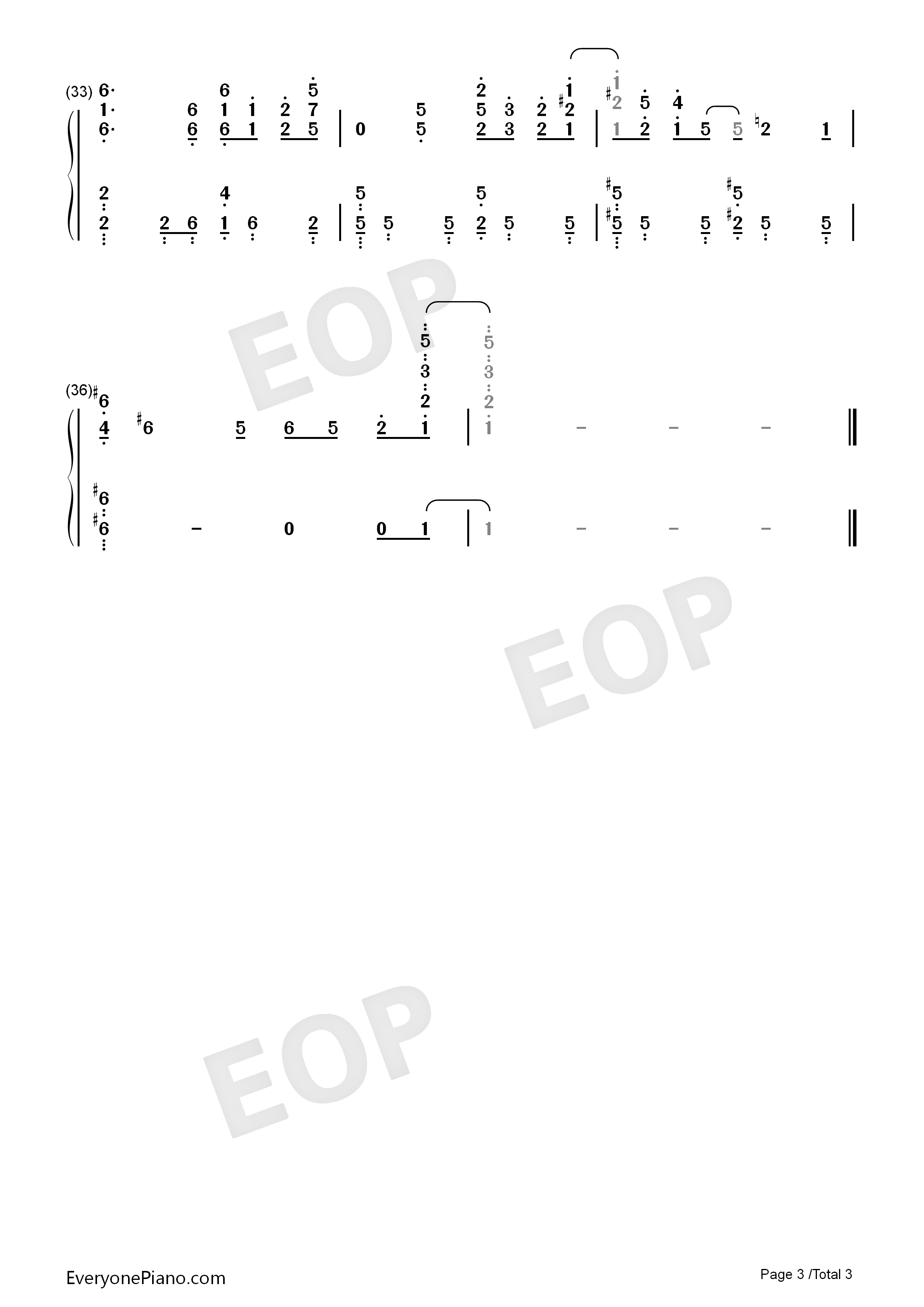 コトノハノオモイ钢琴简谱_井上苑子演唱