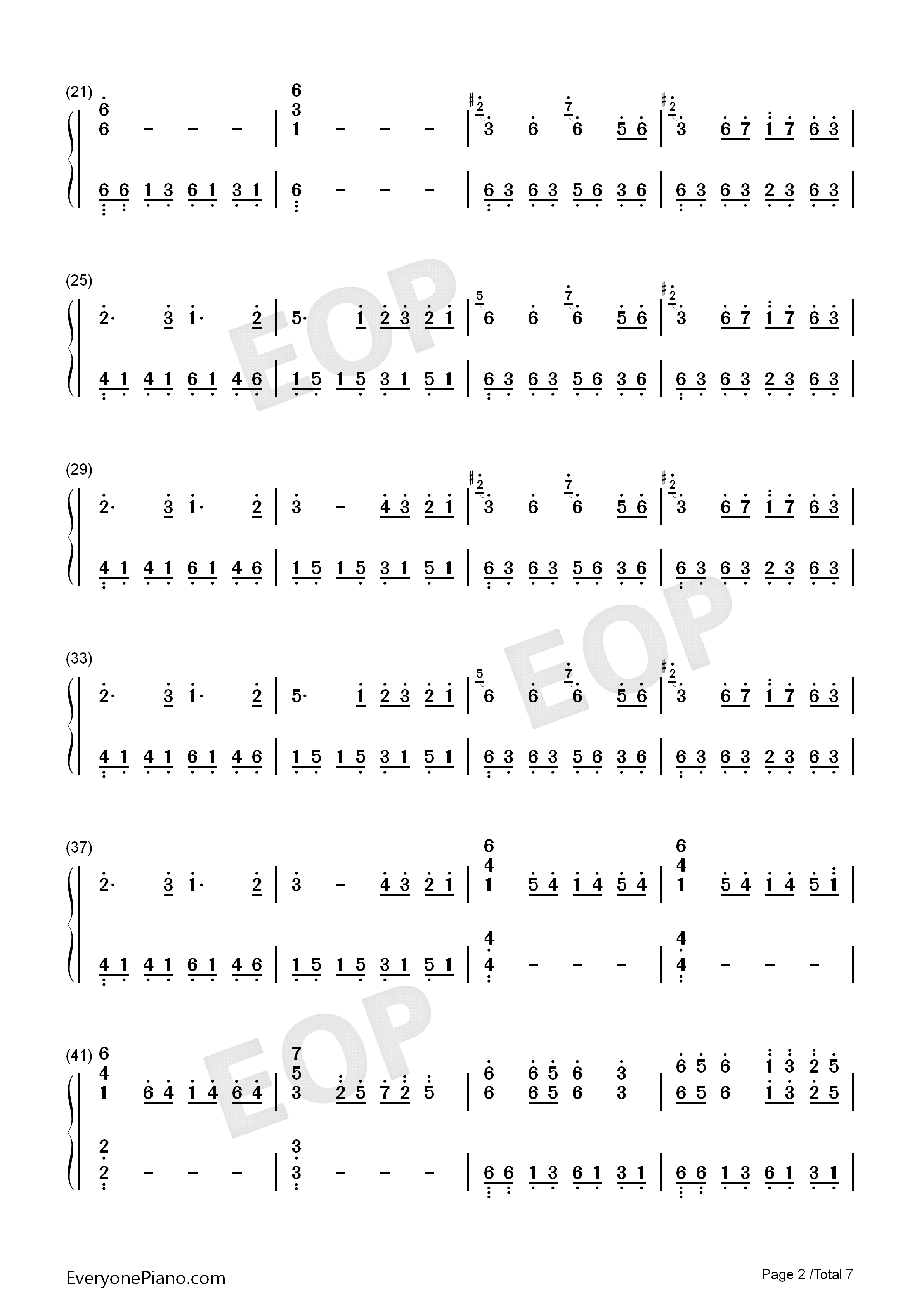 Last_of_the_Wilds钢琴简谱_Nightwish演唱