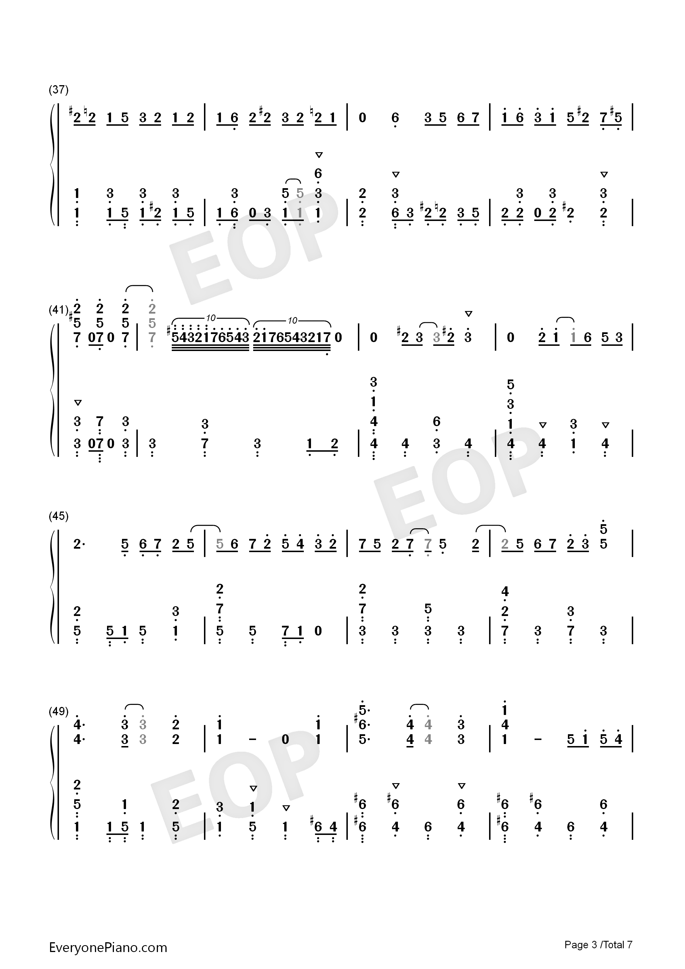 ソラノネ钢琴简谱_ZAQ演唱