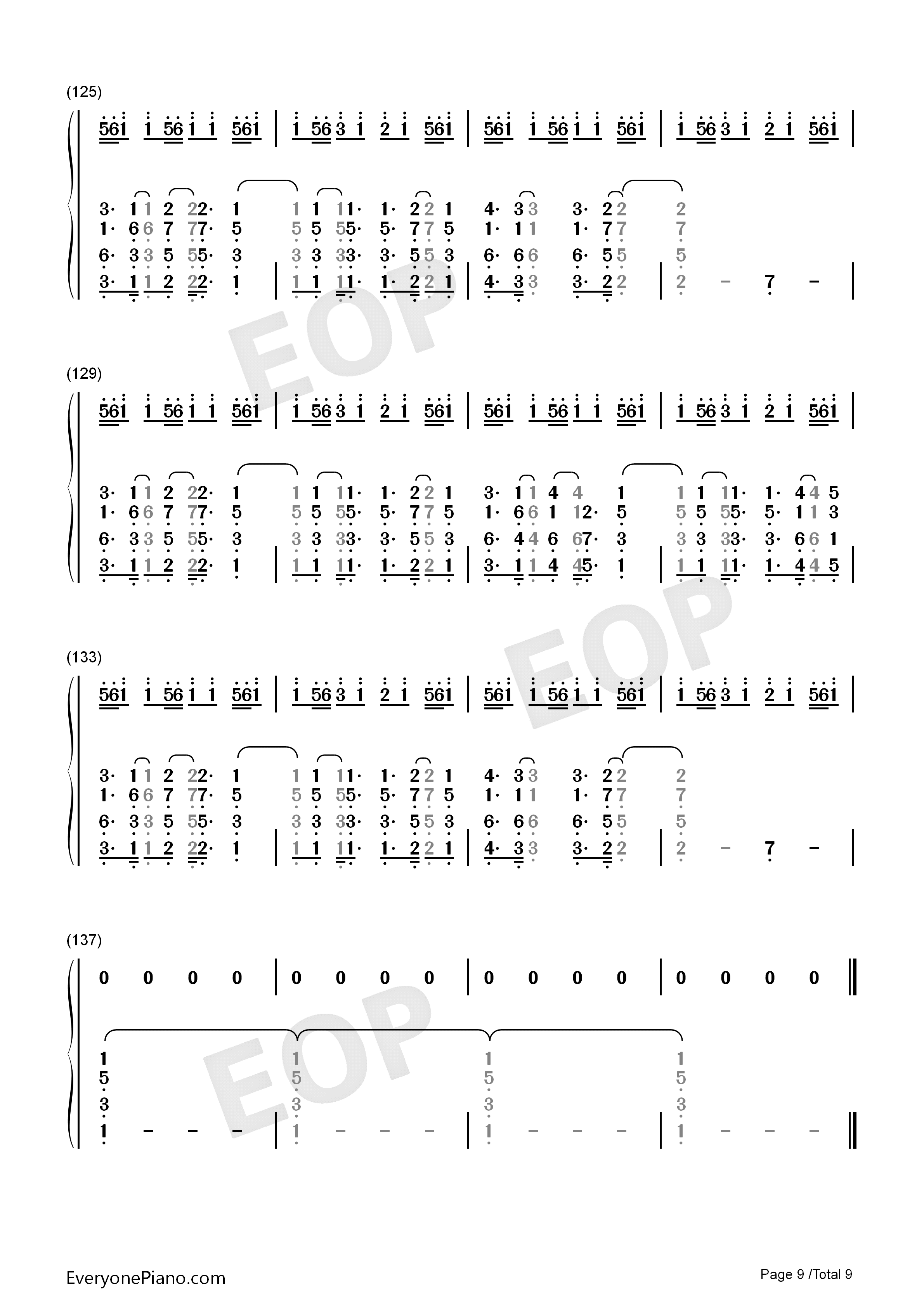 Heaven钢琴简谱_Avicii_Chris_Martin演唱