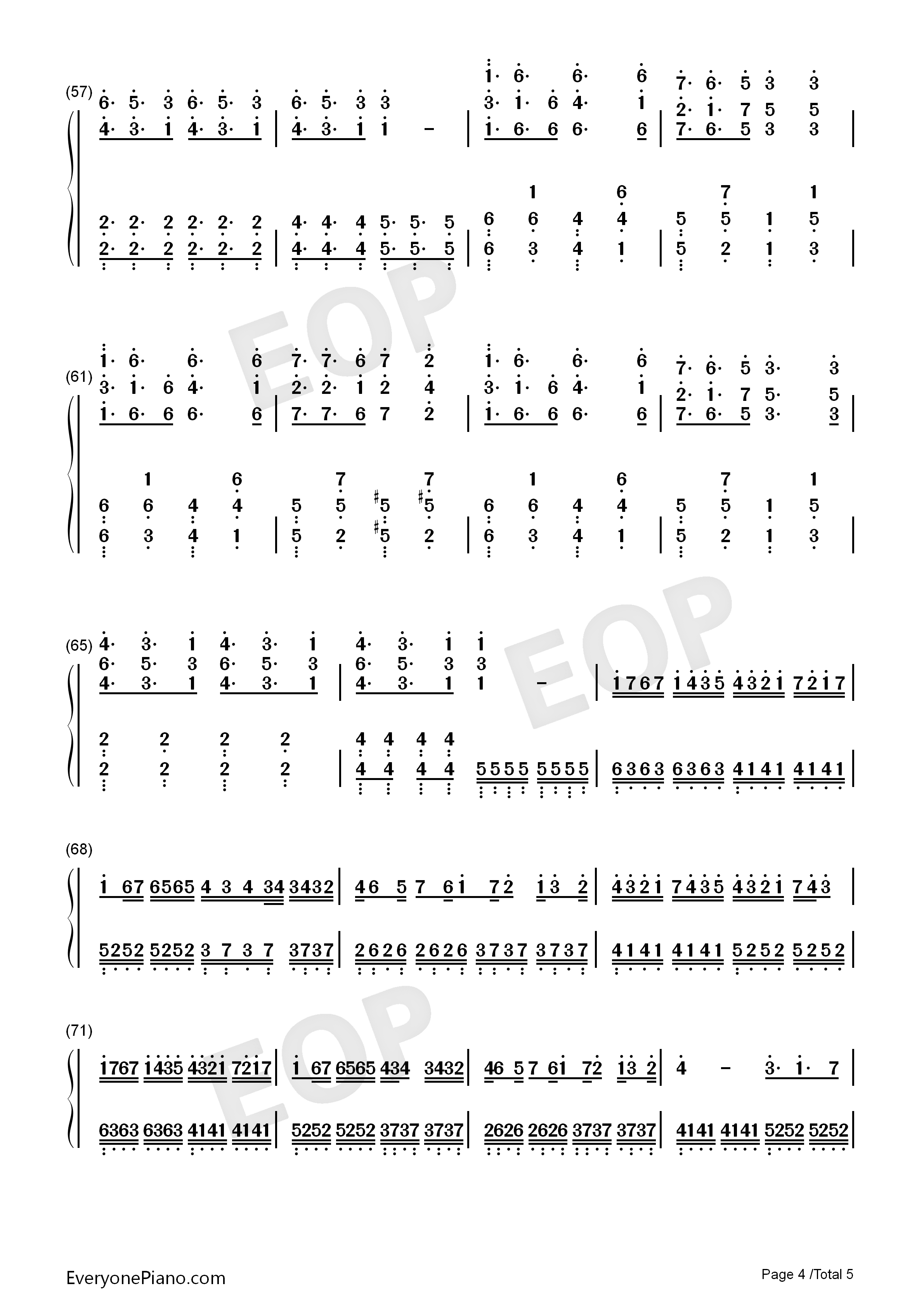 Tough_Love钢琴简谱_Avicii演唱