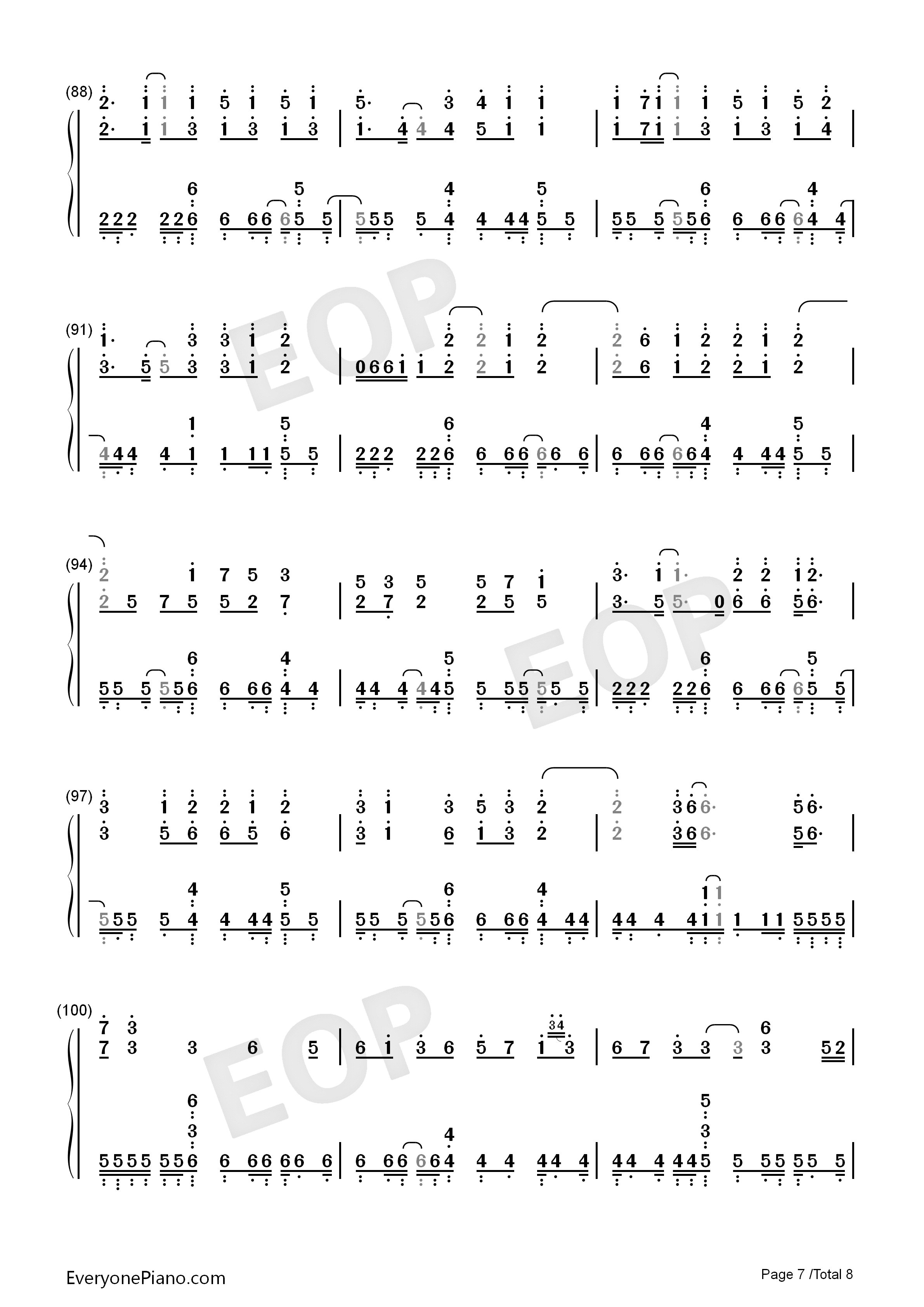 Amazing_Trees钢琴简谱_泽野弘之演唱