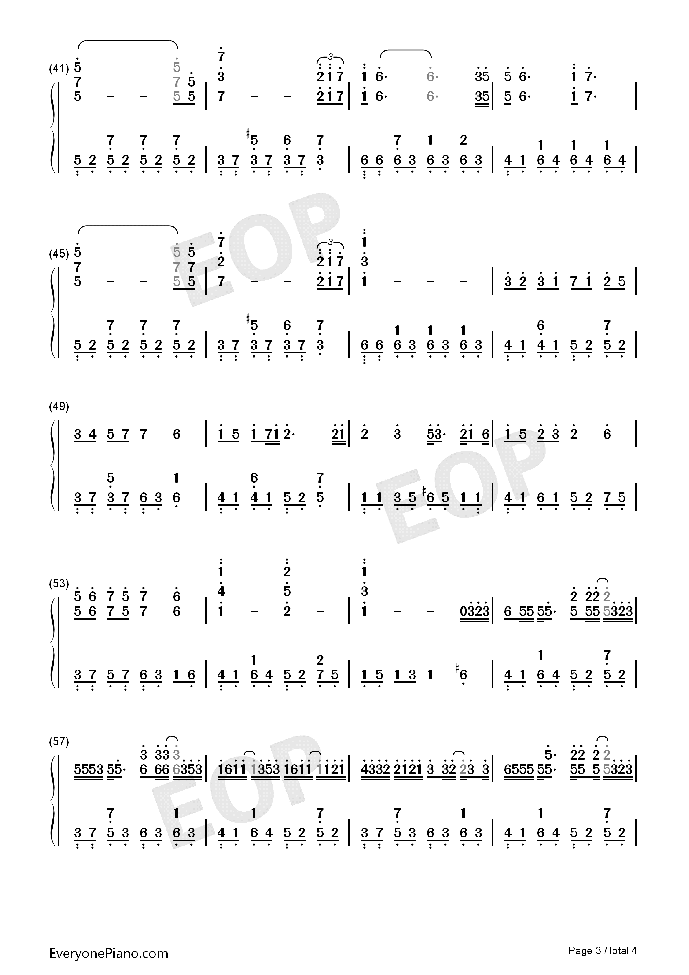 绿色钢琴简谱_陈雪凝演唱