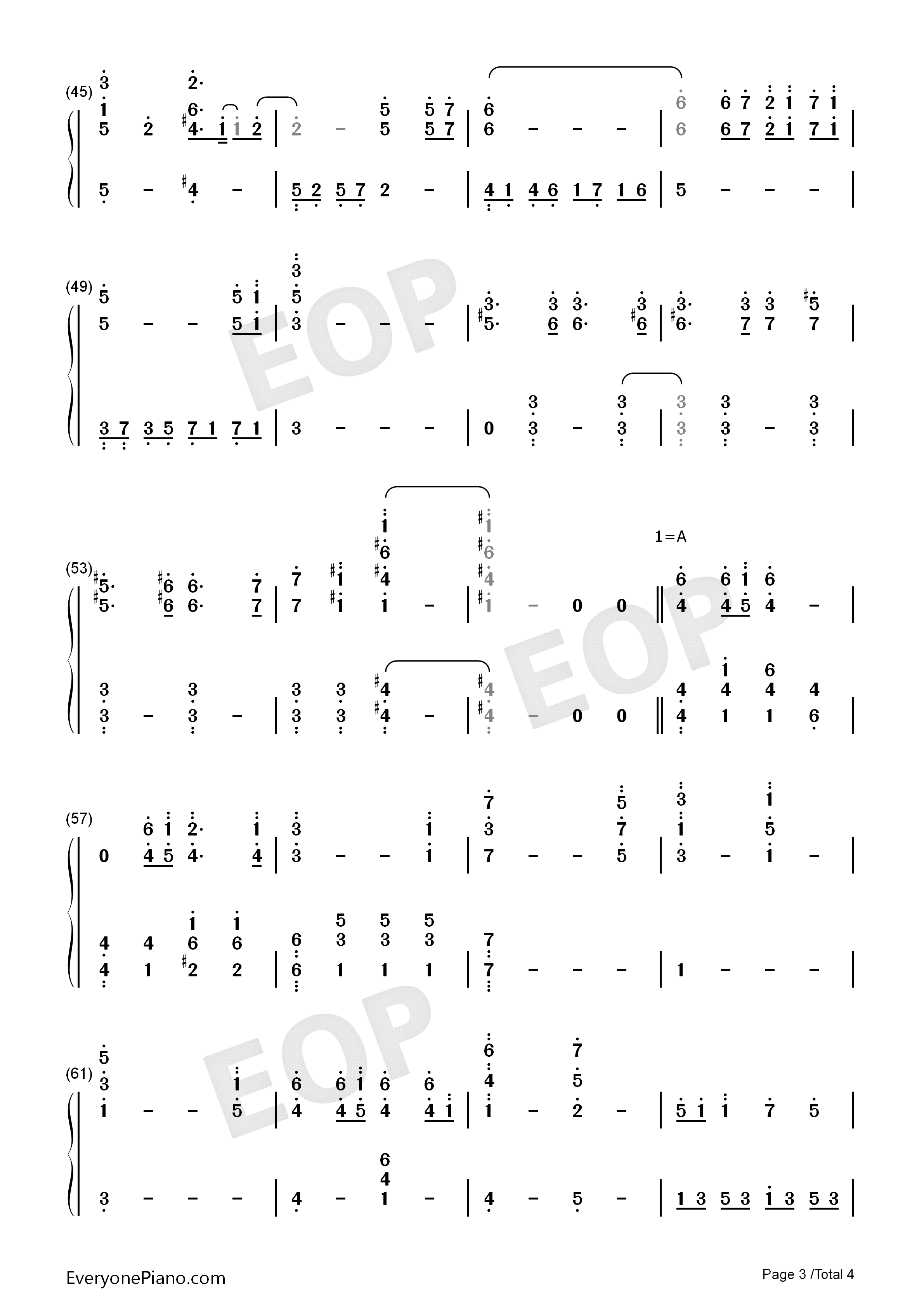 Days_in_the_Sun钢琴简谱_Alan_Menken演唱