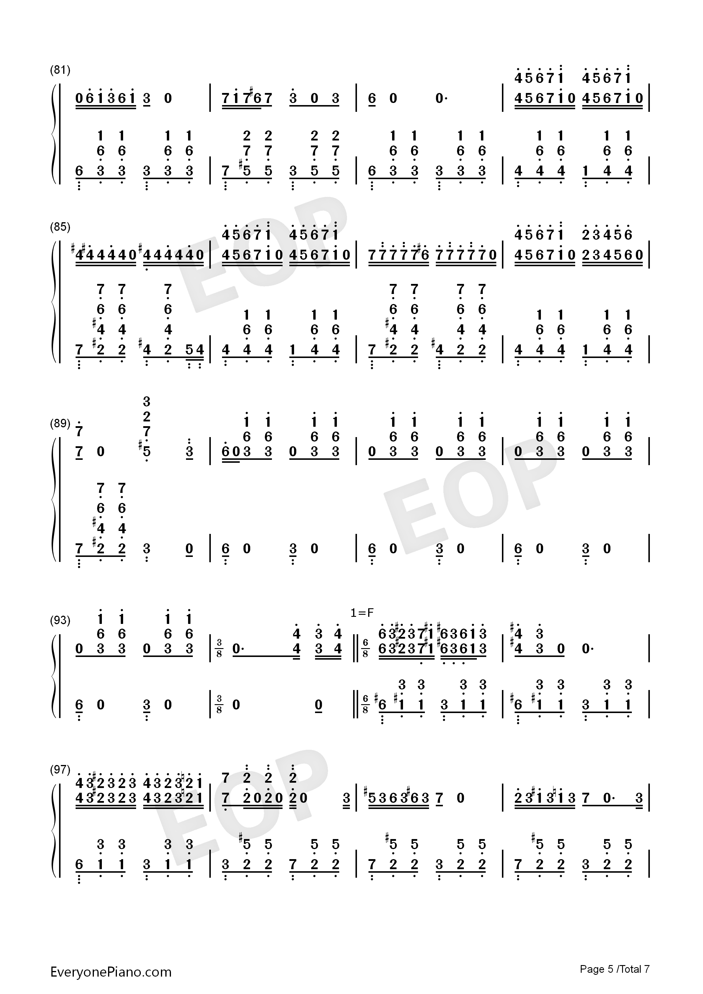 Dernier_Vol钢琴简谱_Raphaël_Beau演唱