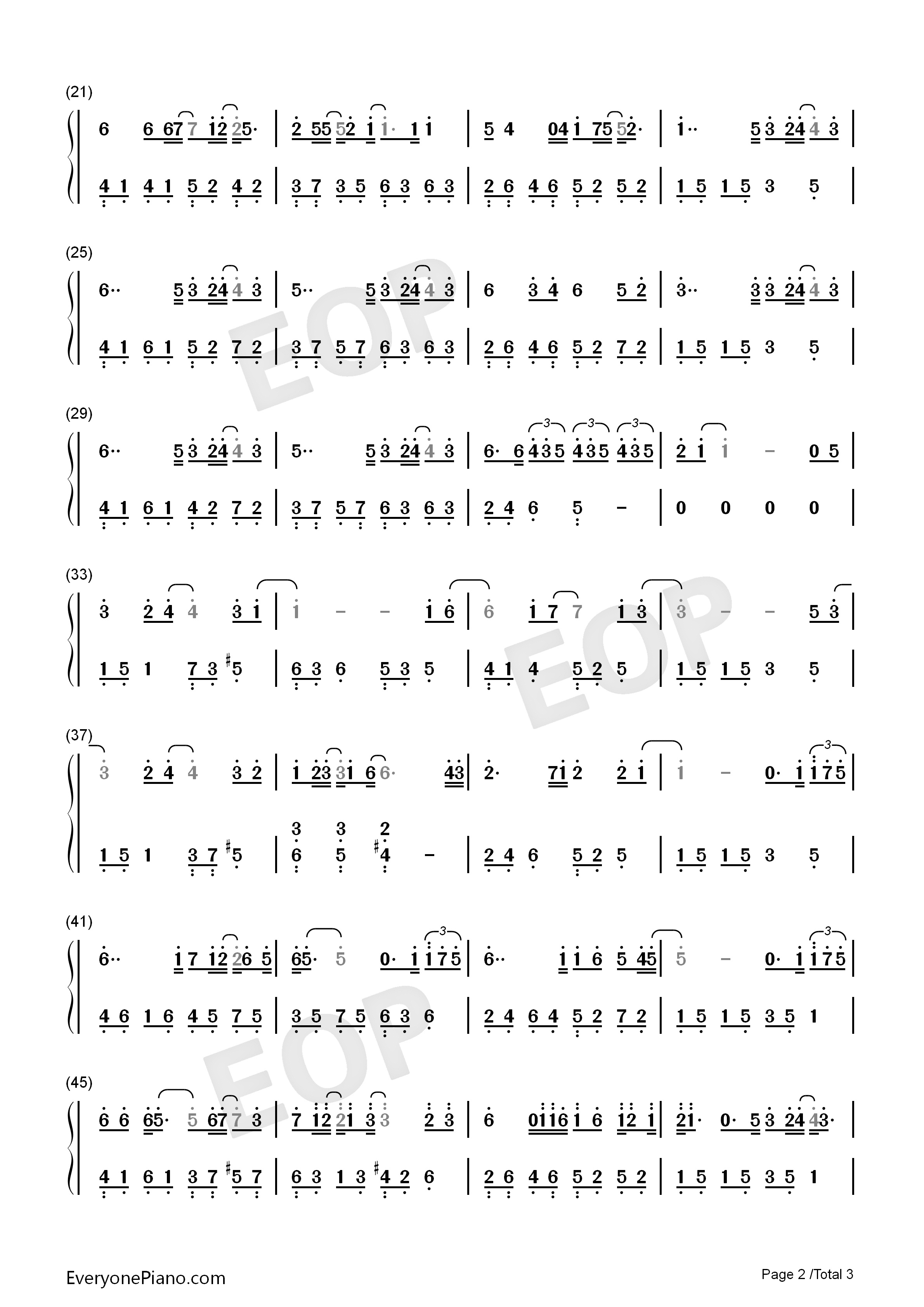 耿钢琴简谱_汪苏泷演唱