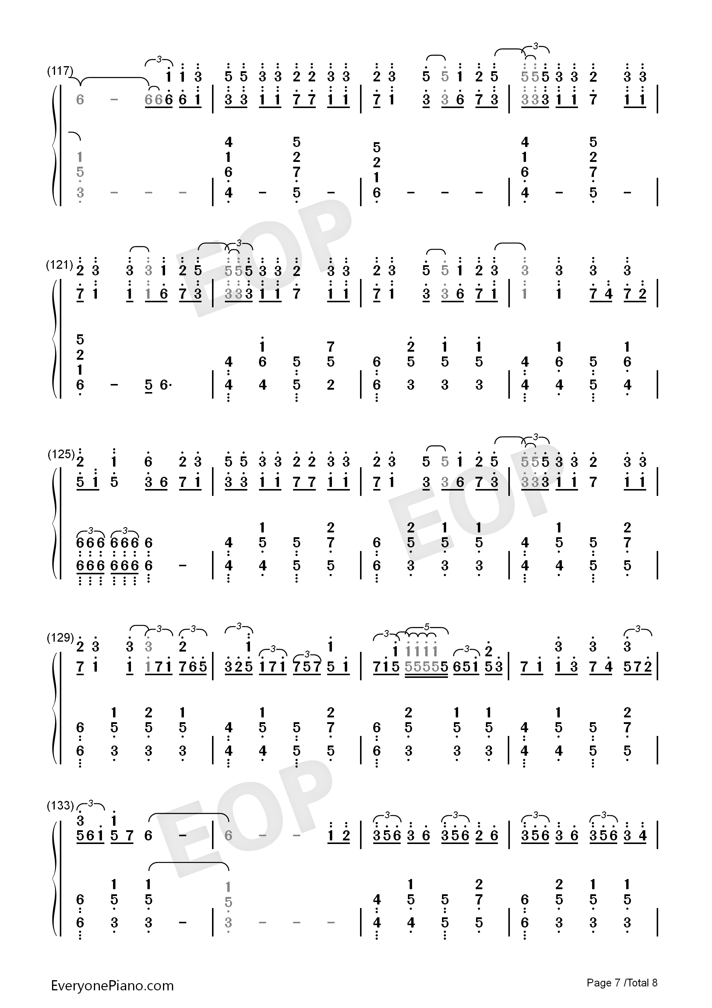 KEYS钢琴简谱_ZYTOKINE演唱