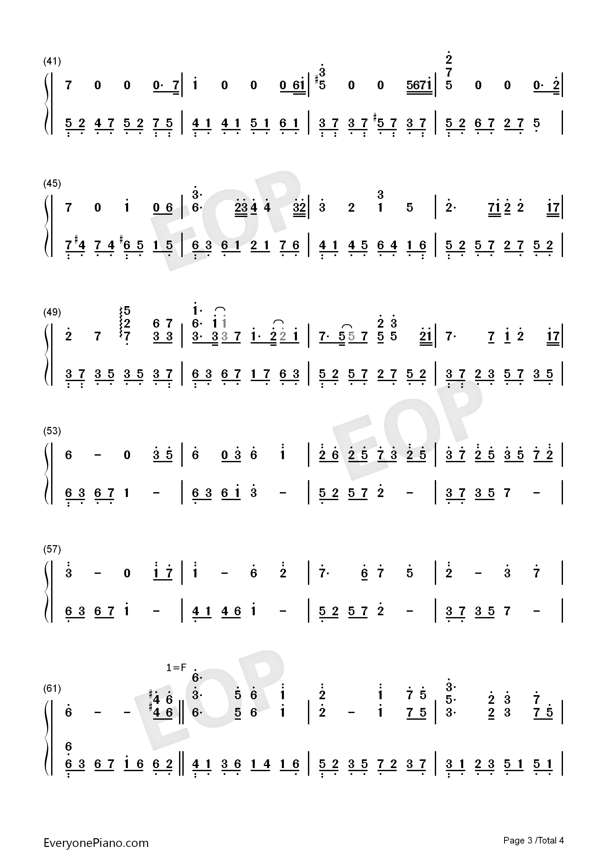 半夜热醒钢琴简谱_初学者_演唱