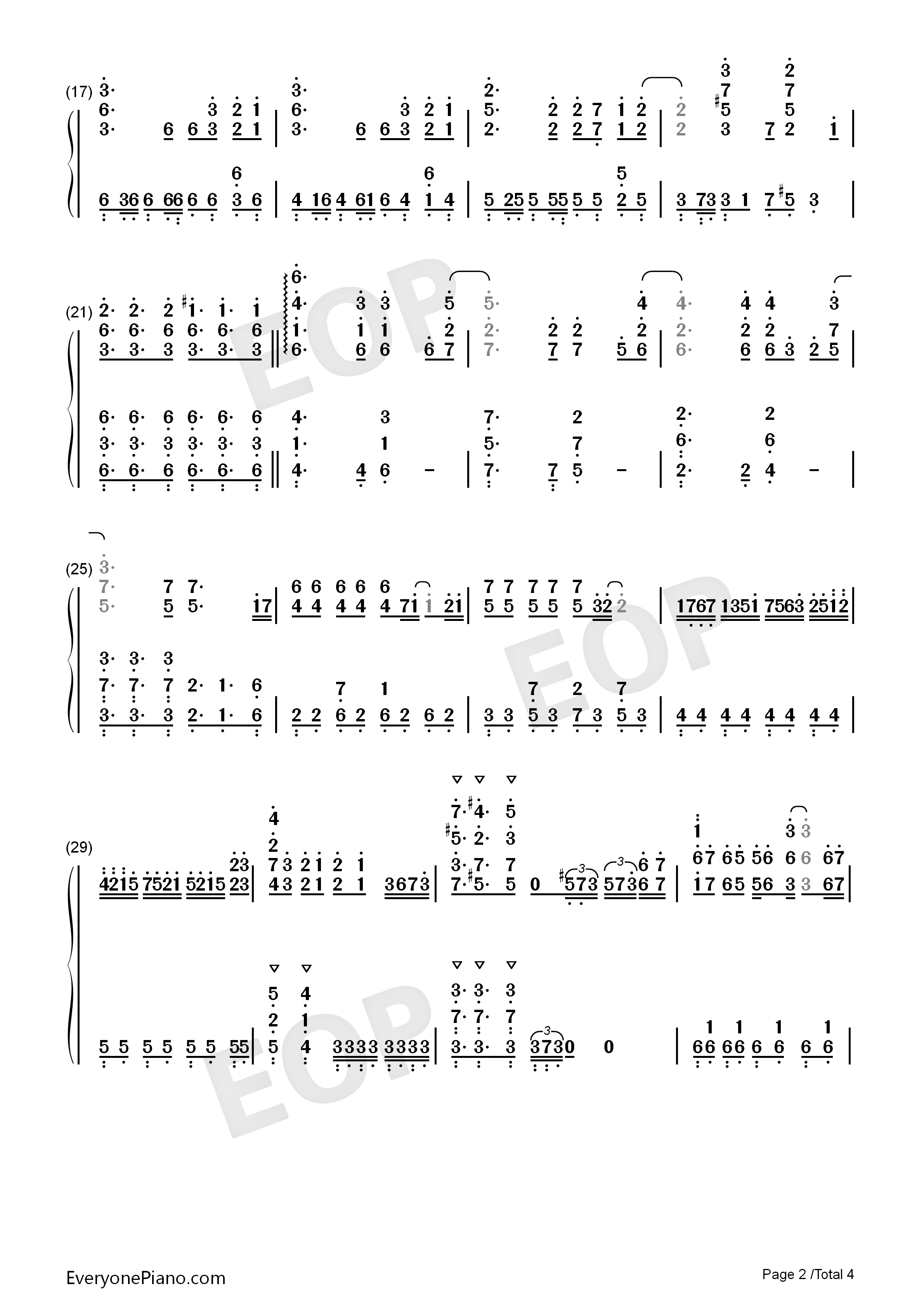 真理の鏡剣乃ように钢琴简谱_铃木木乃美演唱