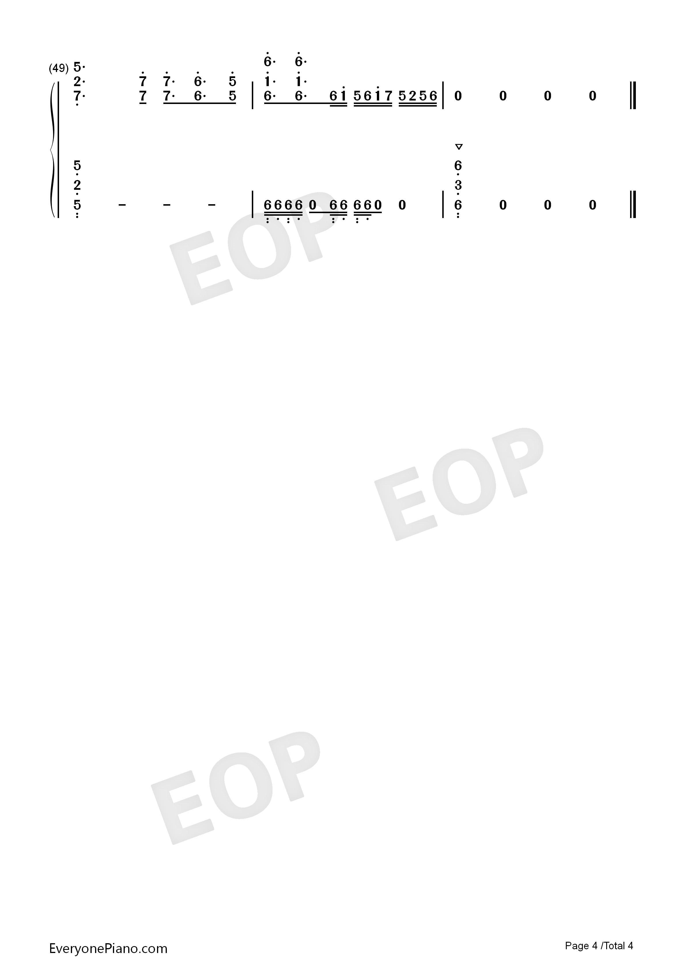 真理の鏡剣乃ように钢琴简谱_铃木木乃美演唱