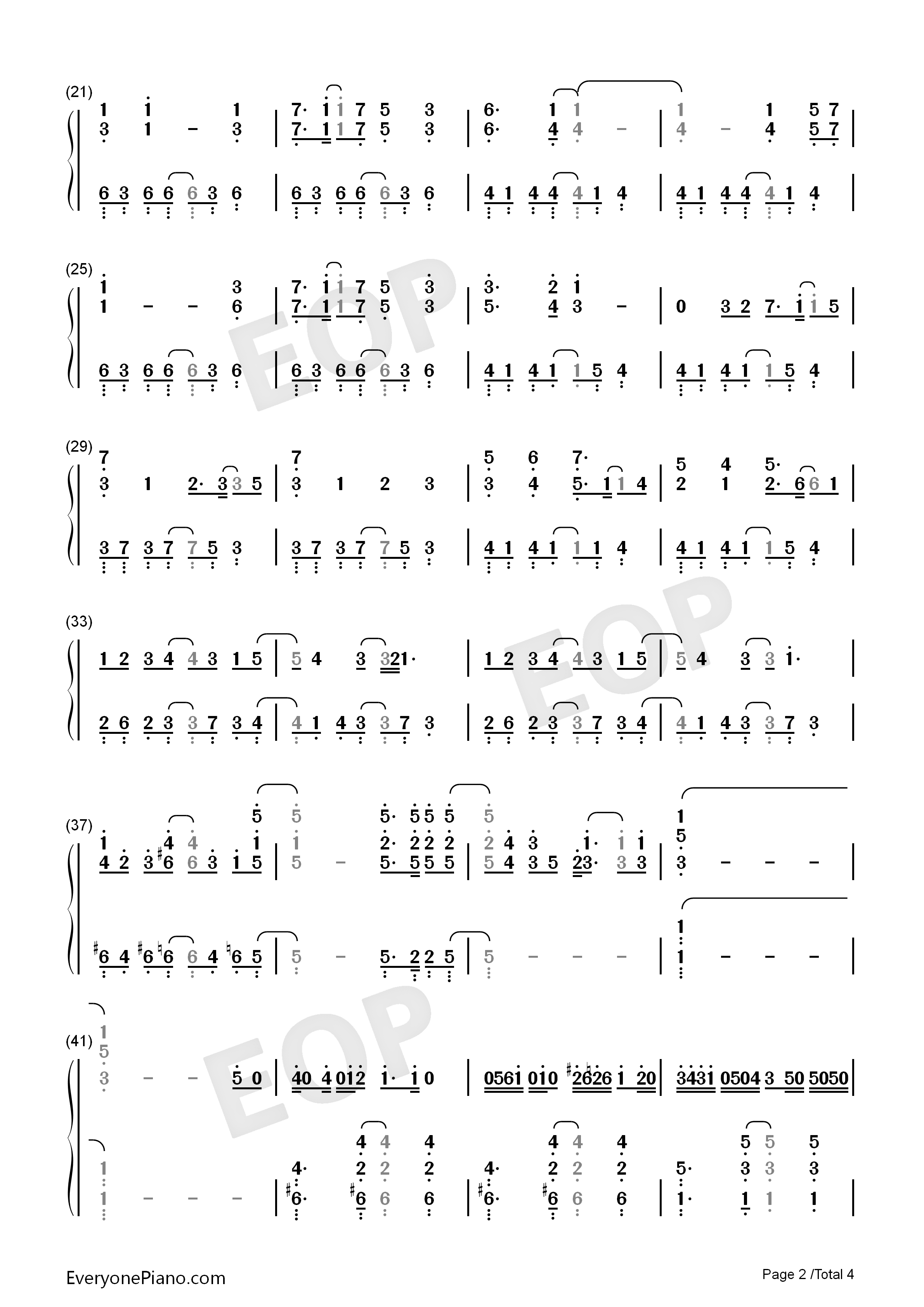 また夏が来る钢琴简谱_大塚彩子演唱