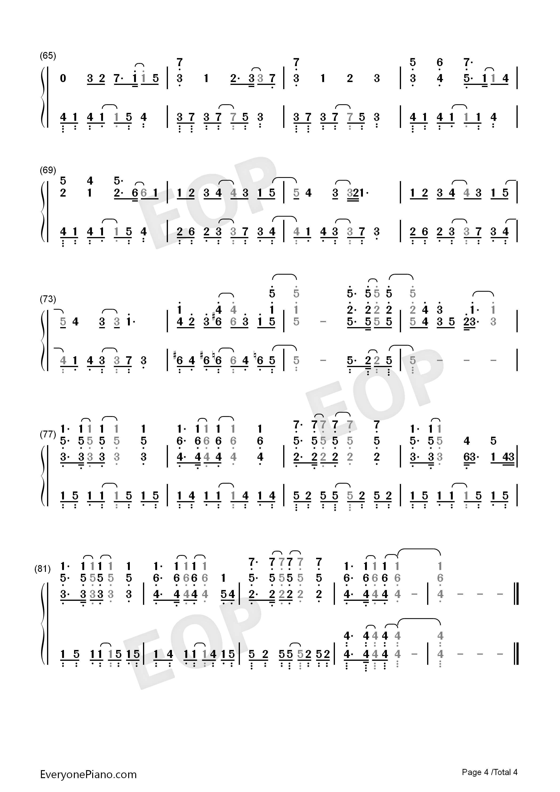 また夏が来る钢琴简谱_大塚彩子演唱