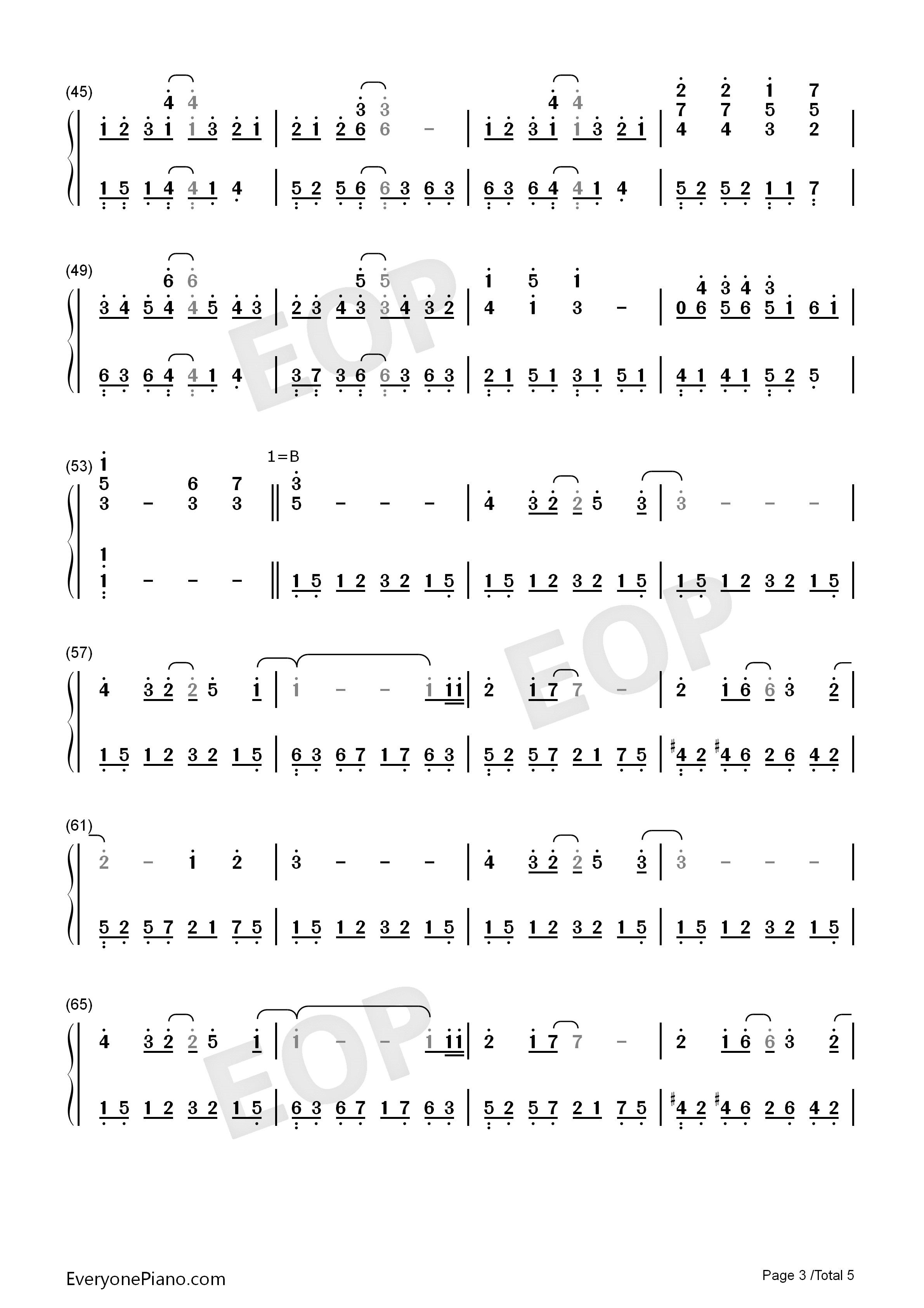 ひとつのハートで钢琴简谱_三重野瞳演唱