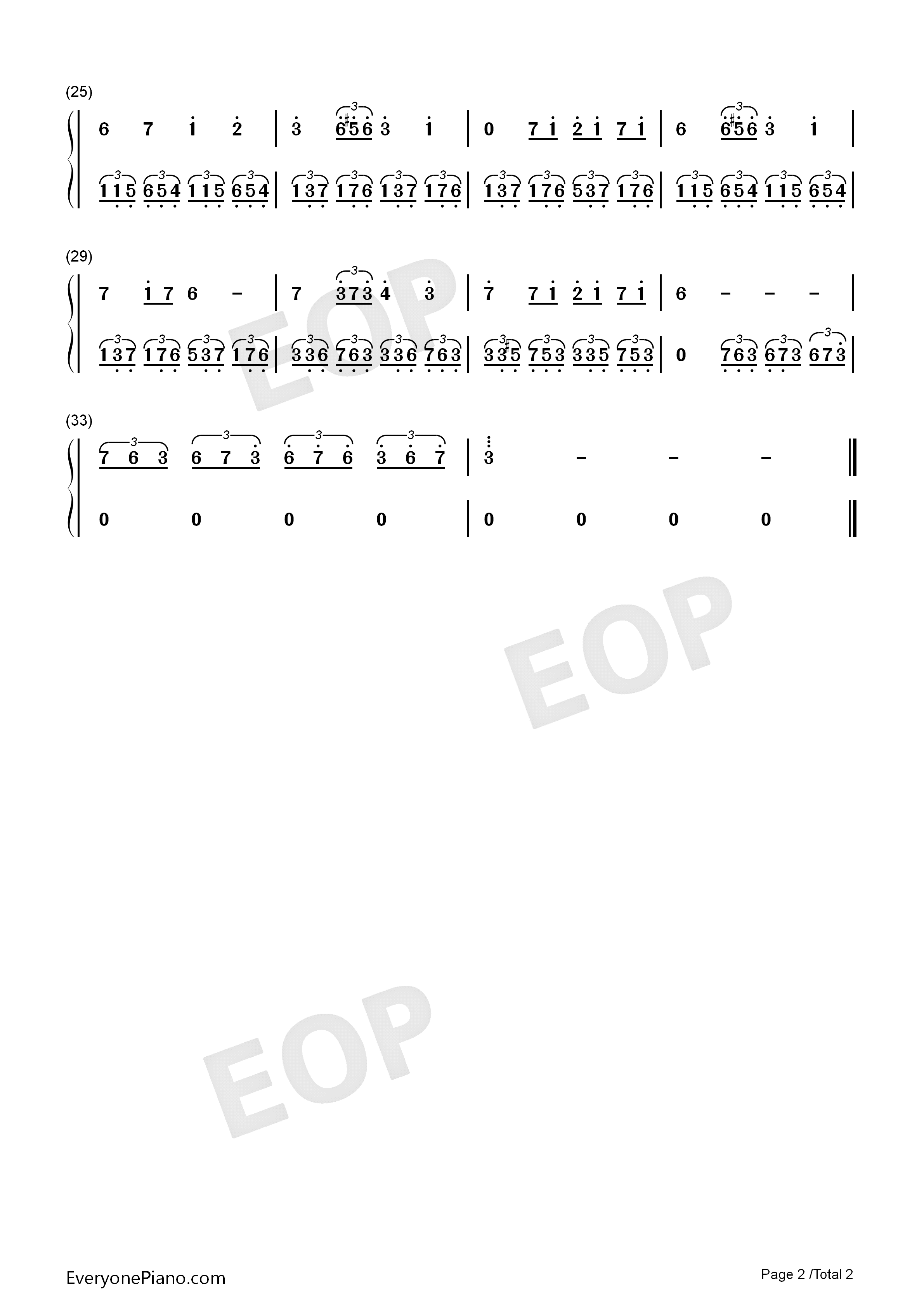The_Beginning钢琴简谱_猎豹移动公司演唱