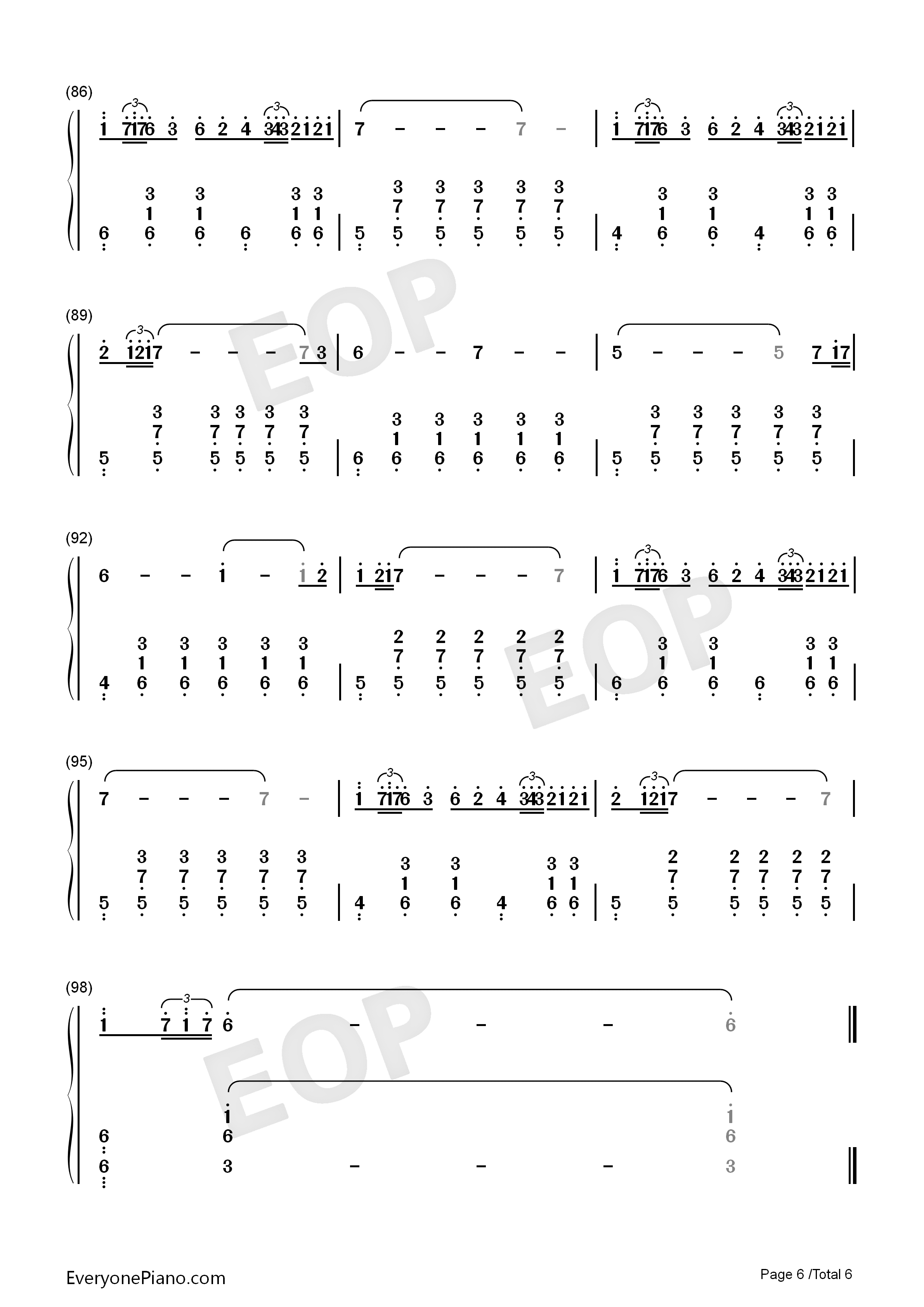 The_Whole_Truth钢琴简谱_Carlos_Cipa演唱