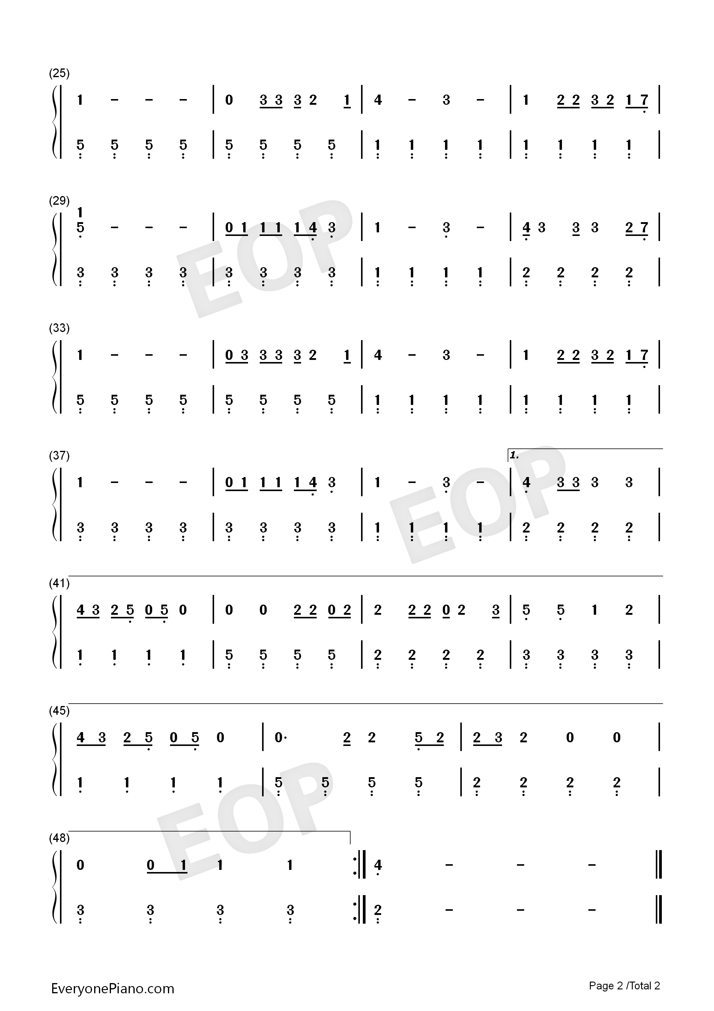 Never_Coming_Back钢琴简谱_Amy_Shark演唱