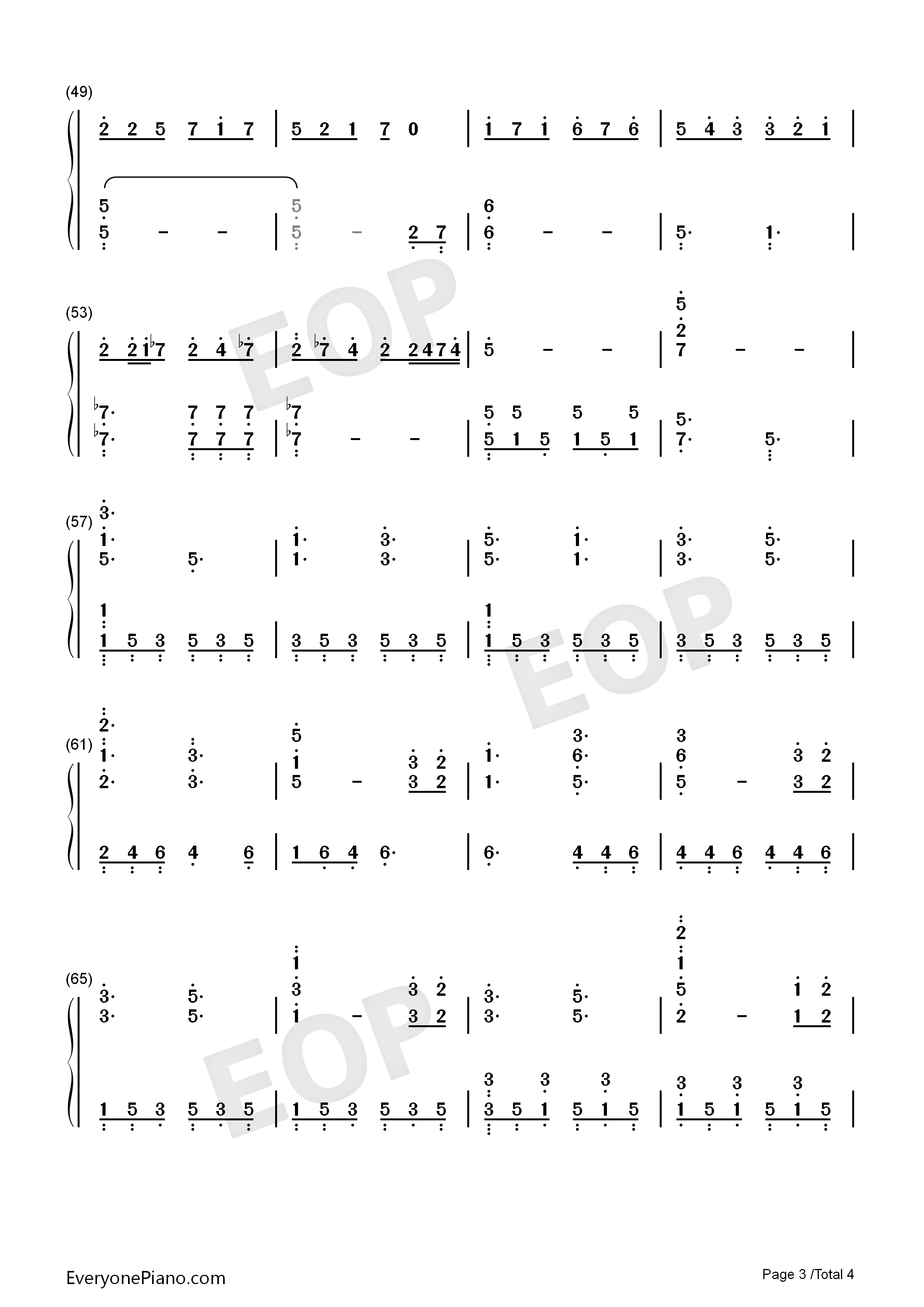 The_Autumn钢琴简谱_猎豹移动公司演唱