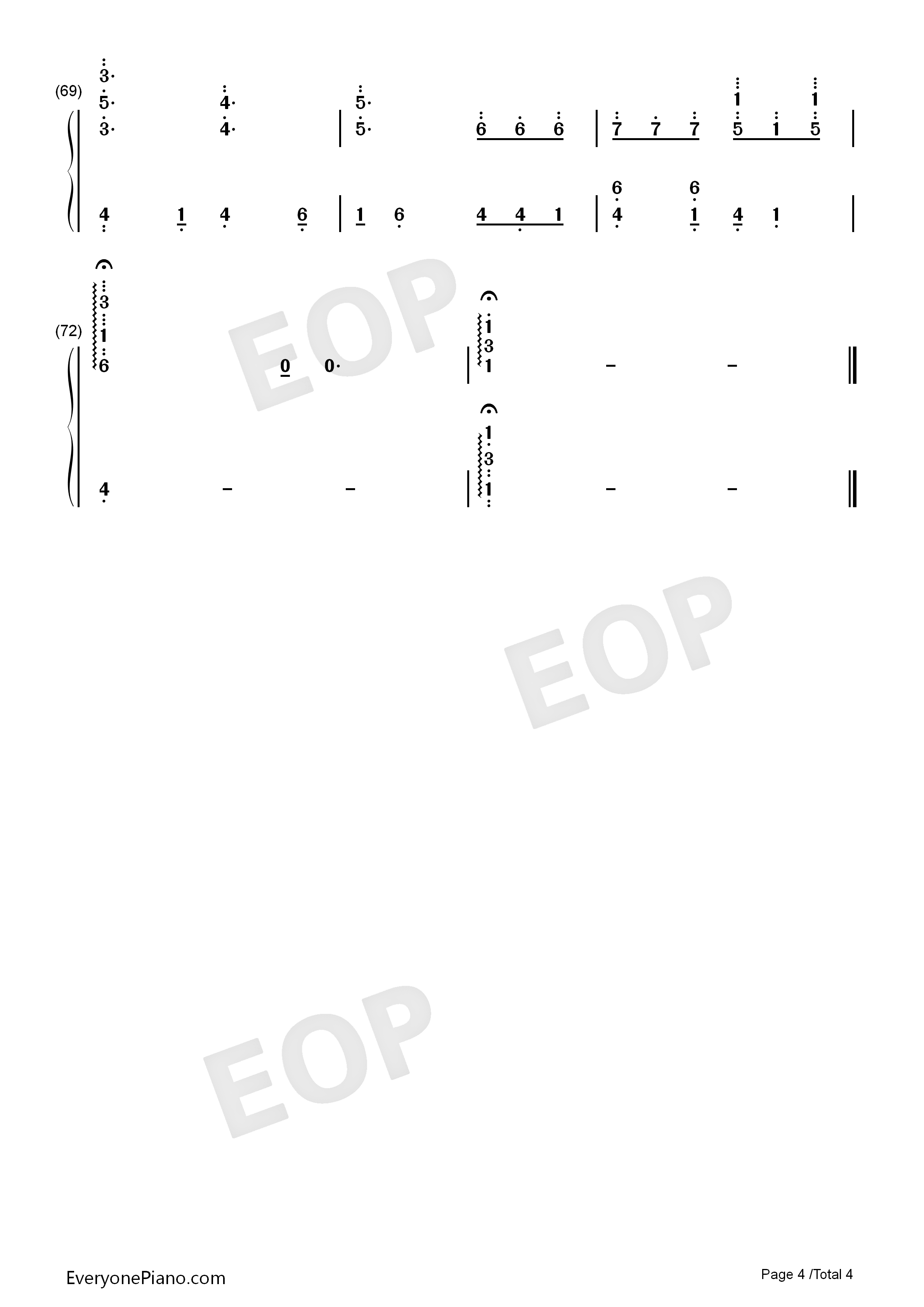 The_Autumn钢琴简谱_猎豹移动公司演唱