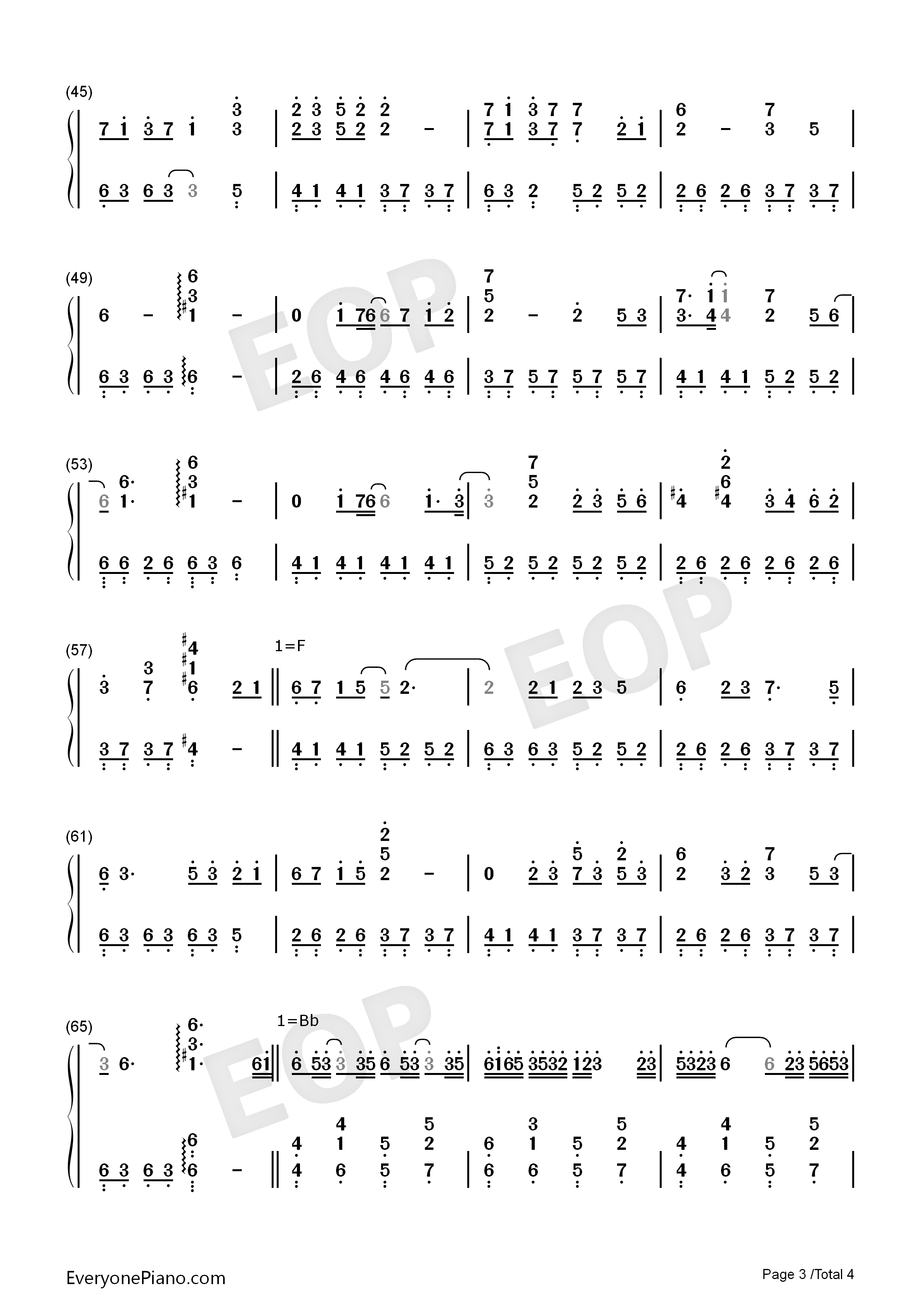 天涯钢琴简谱_喵☆酱演唱