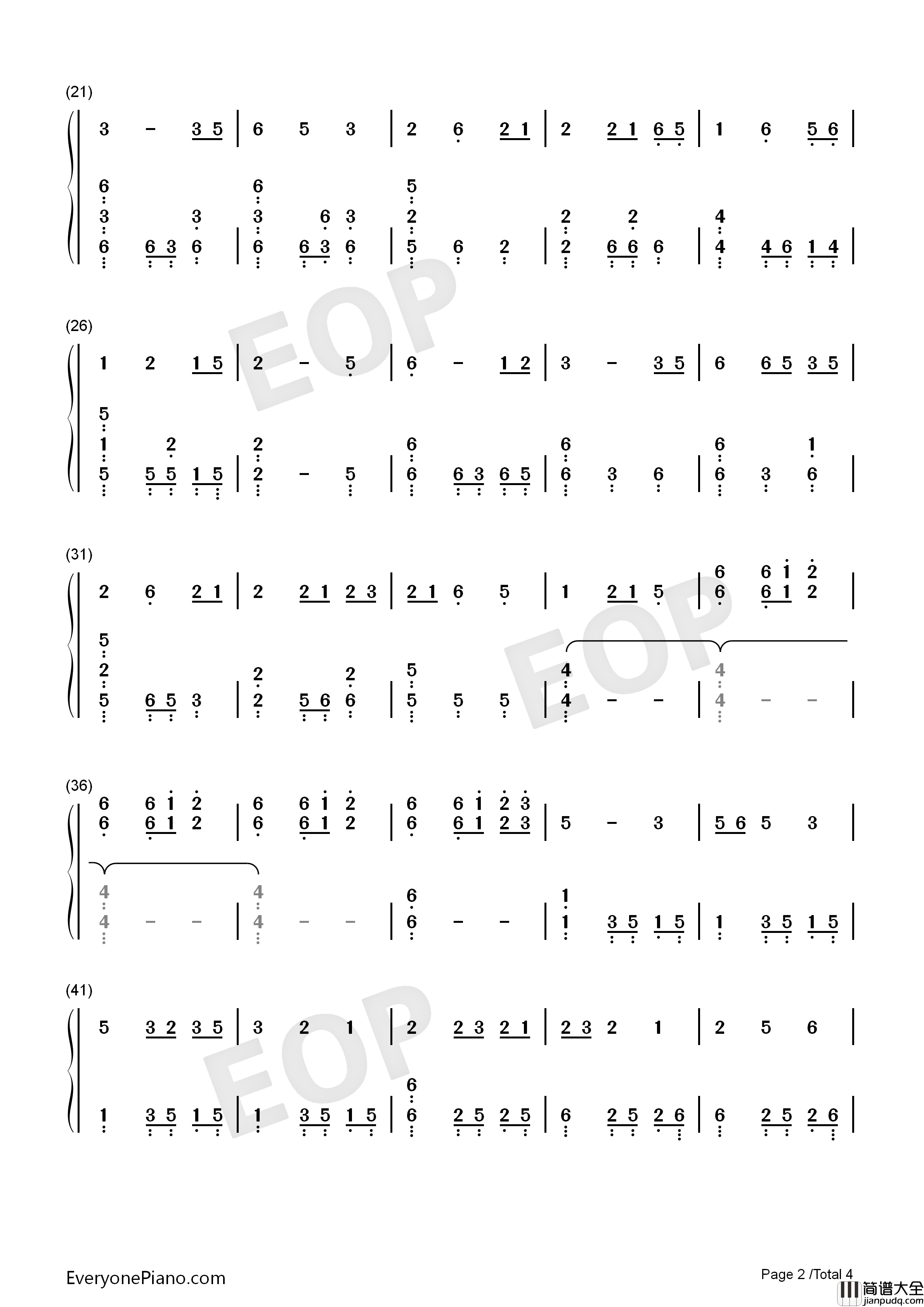 The_Chinese_Garden钢琴简谱_猎豹移动公司演唱