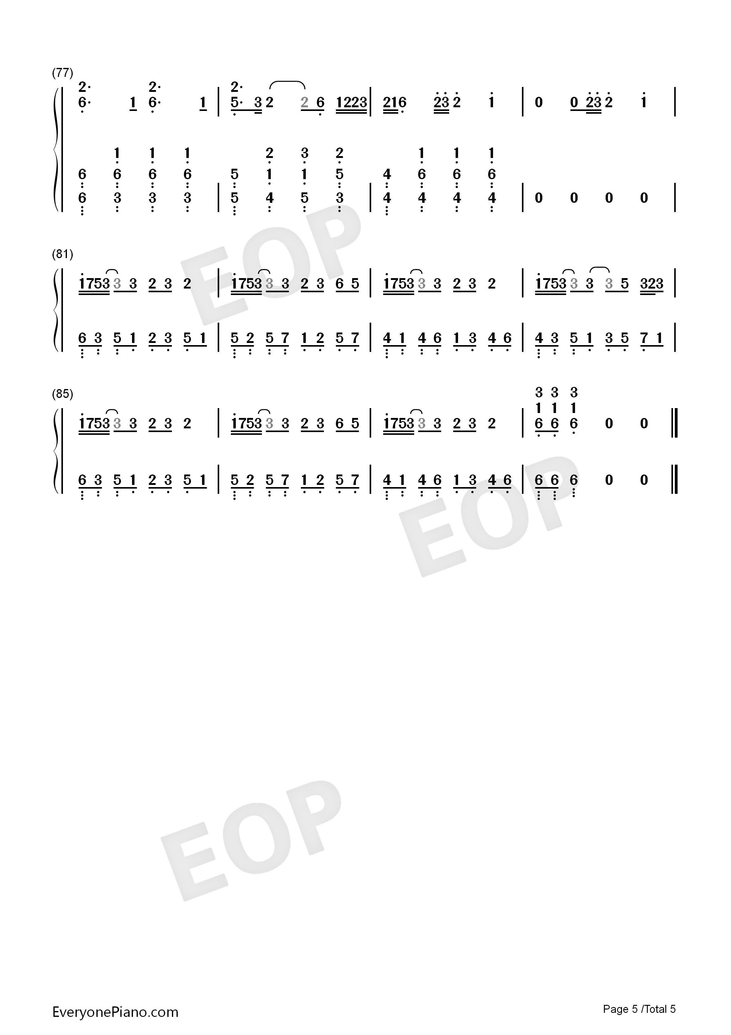 Wait_Wait_Wait钢琴简谱_蔡徐坤演唱