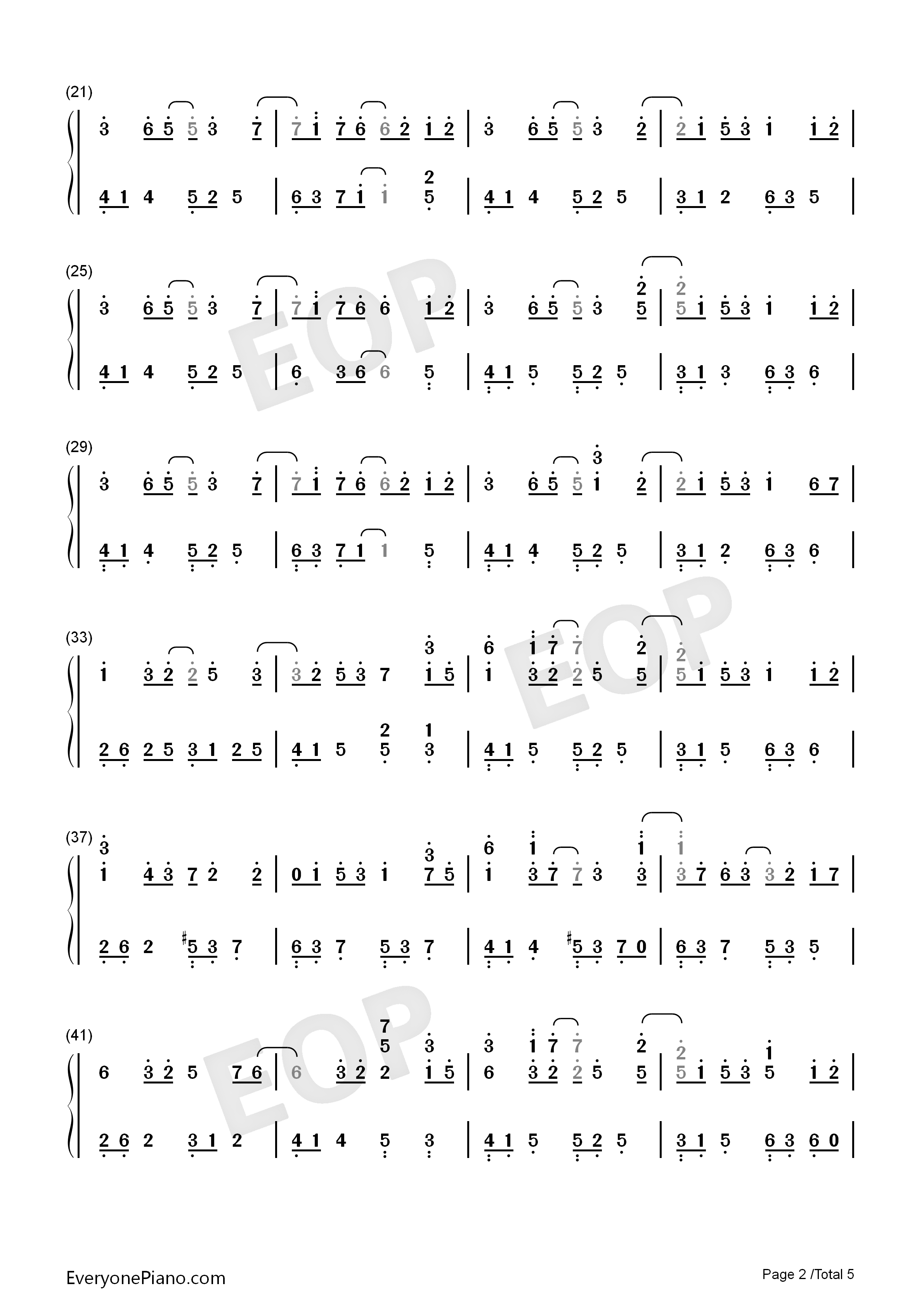 Engage_Ring钢琴简谱_DJ_Okawari_Emily_Styler演唱