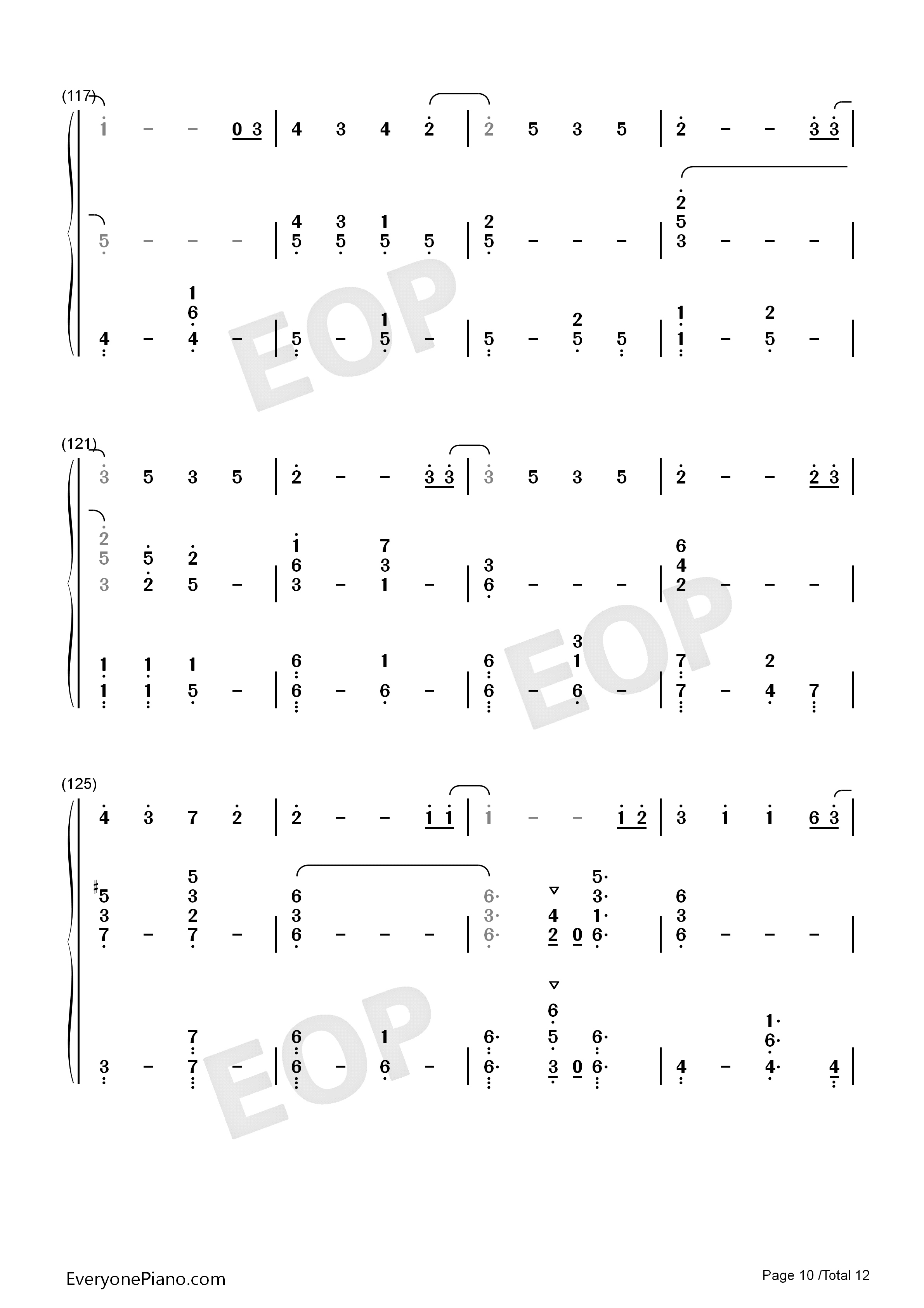 慢慢走钢琴简谱_许魏洲演唱