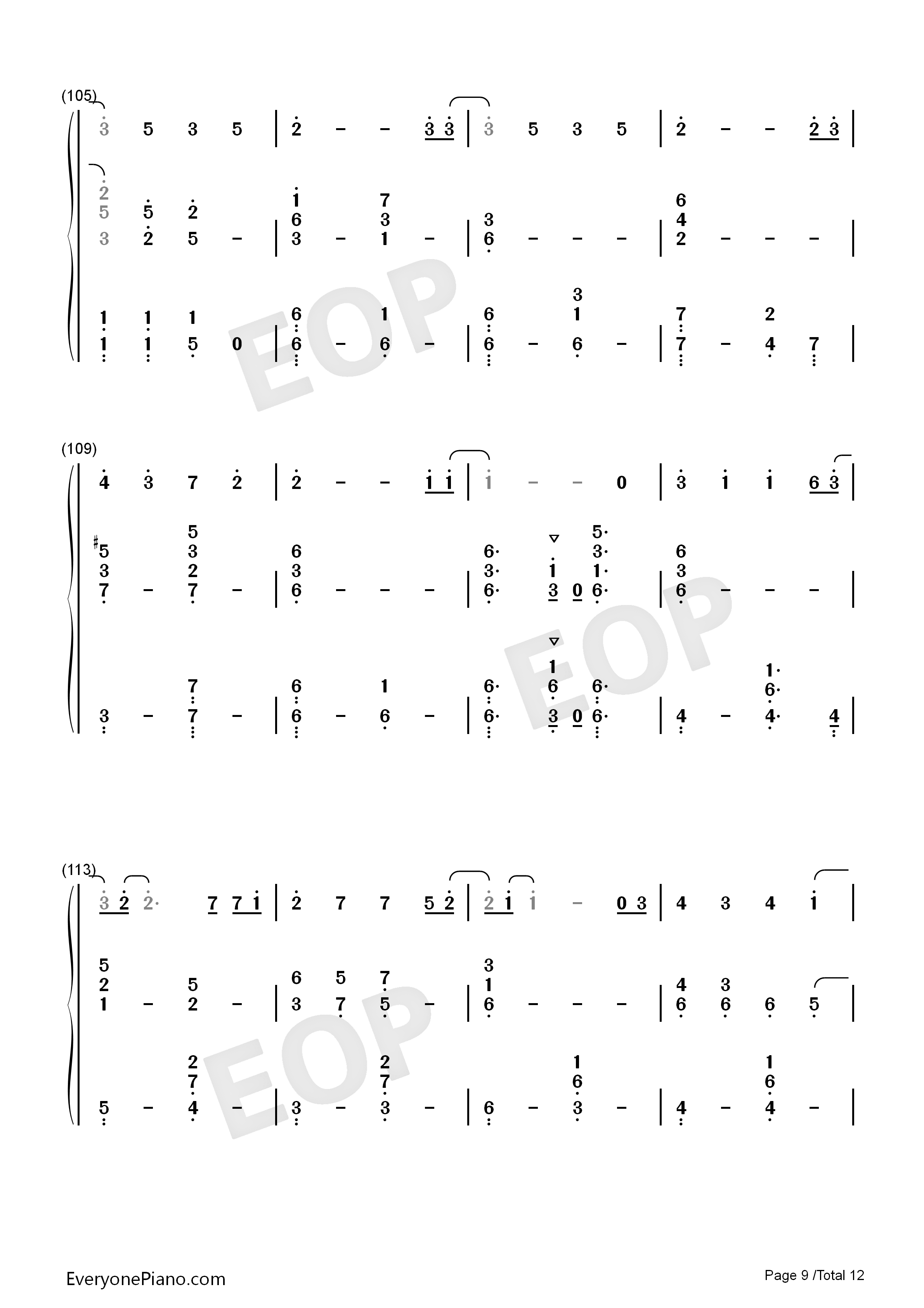 慢慢走钢琴简谱_许魏洲演唱
