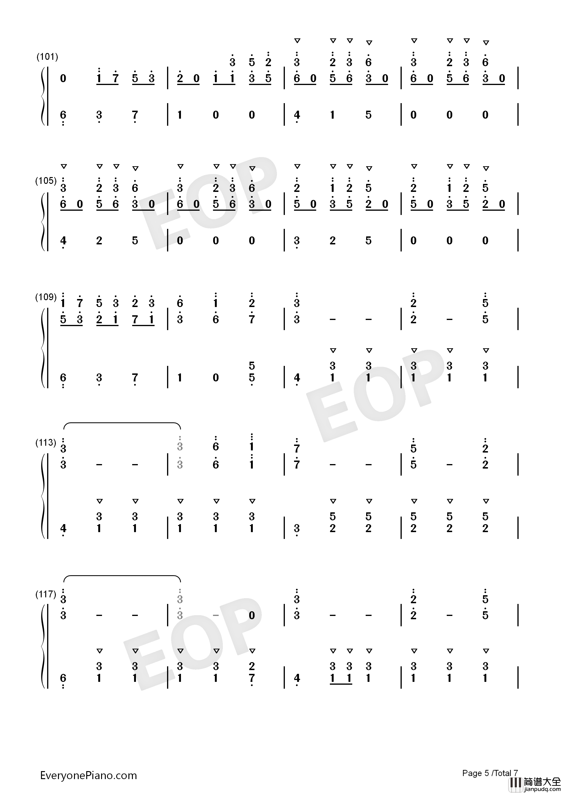 锦鲤抄钢琴版钢琴简谱_云の泣__银临演唱