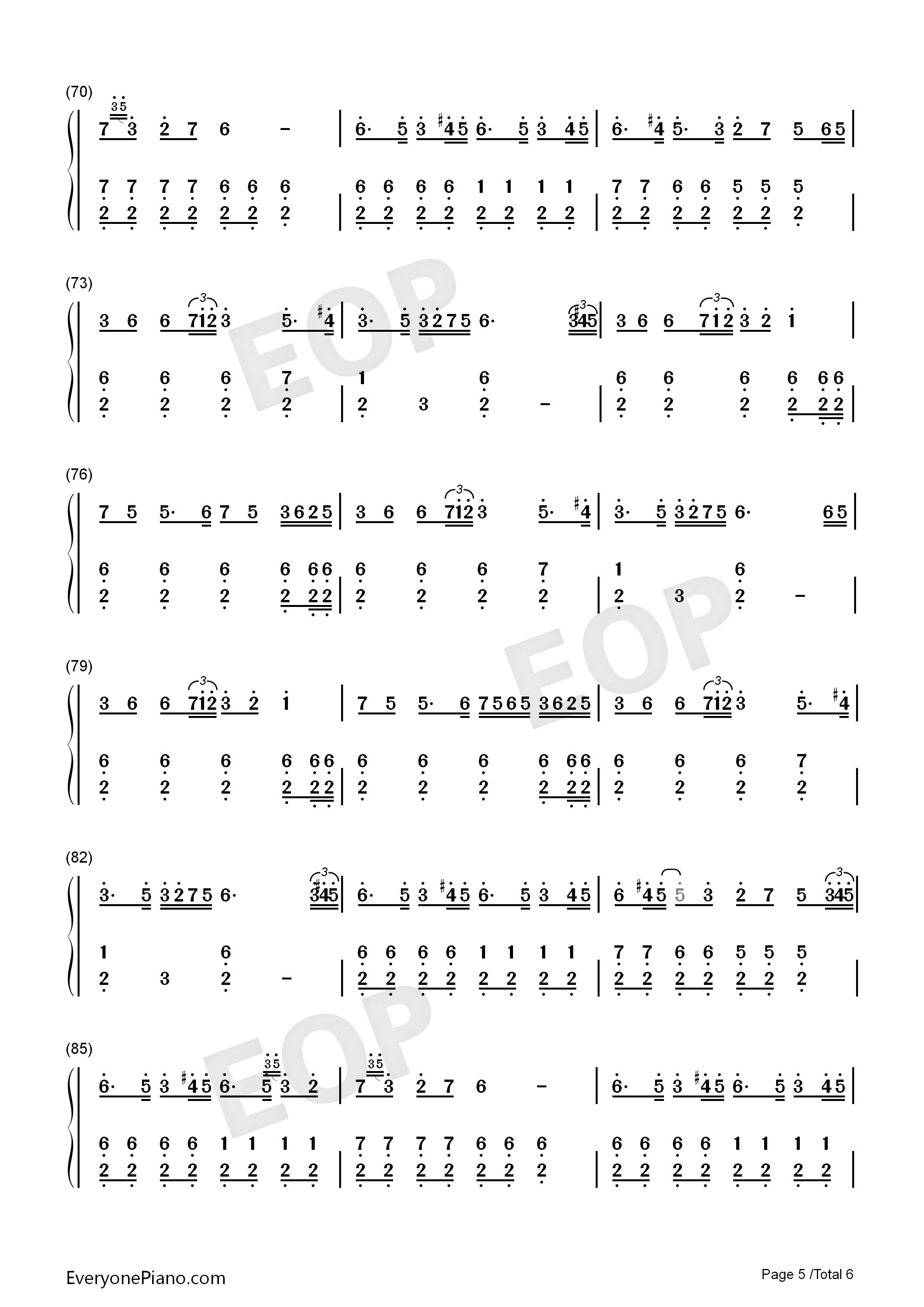 The_Battle_of_Aughrim钢琴简谱_Na_Casaidigh演唱